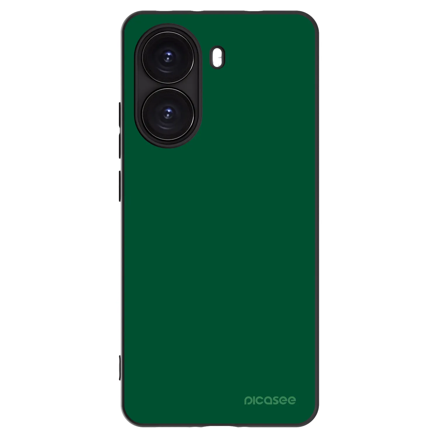 Picasee silikonowe czarne etui na Xiaomi Poco X7 Pro 5G - Green Gleam