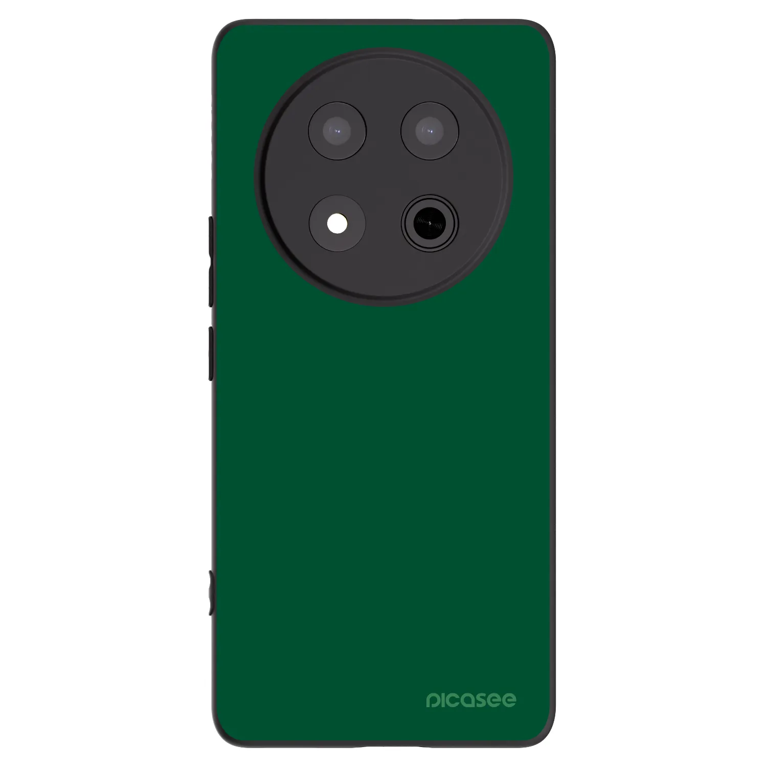 Picasee silikonowe czarne etui na Honor Magic7 Lite 5G - Green Gleam