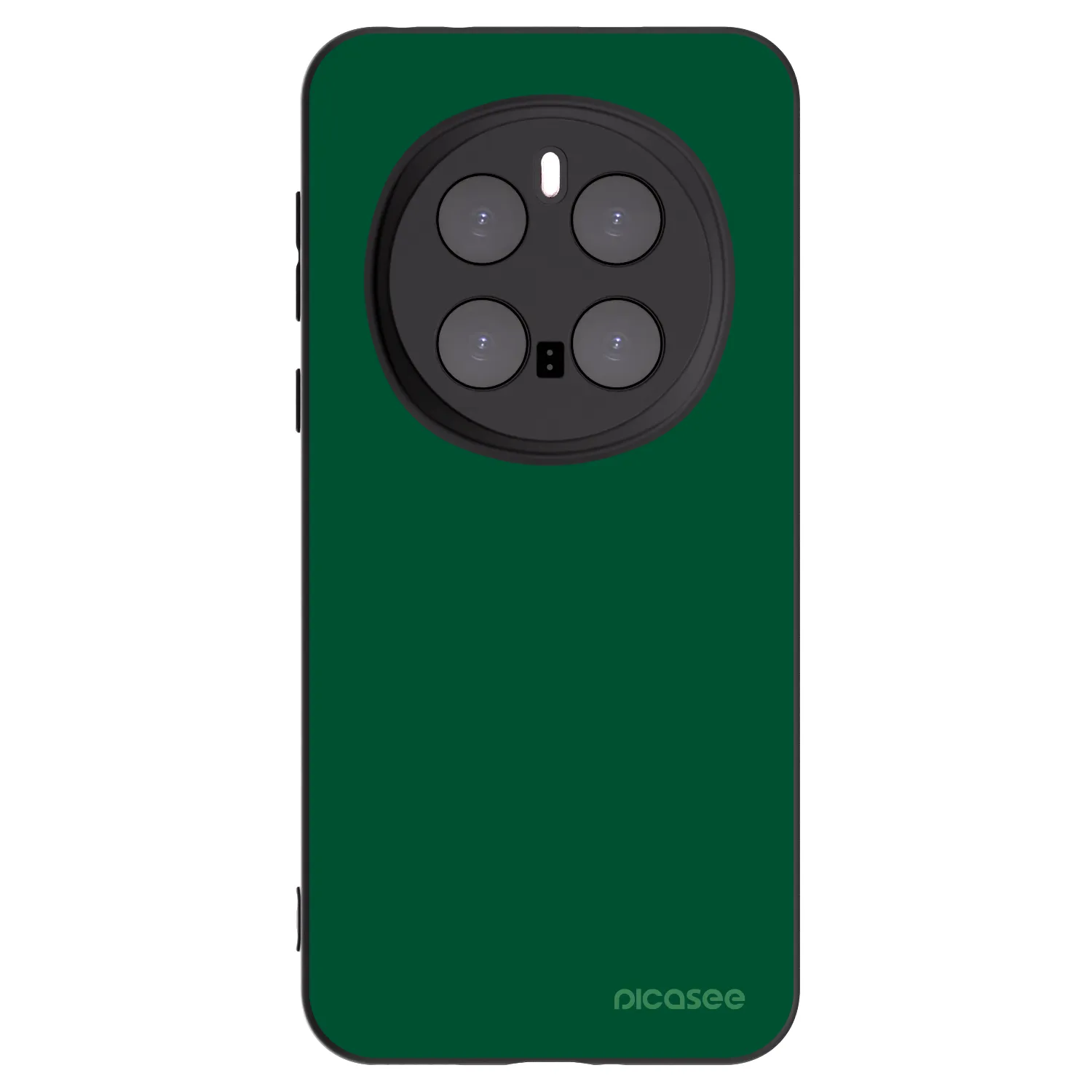 Picasee silikonowe czarne etui na Honor Magic7 Pro 5G - Green Gleam