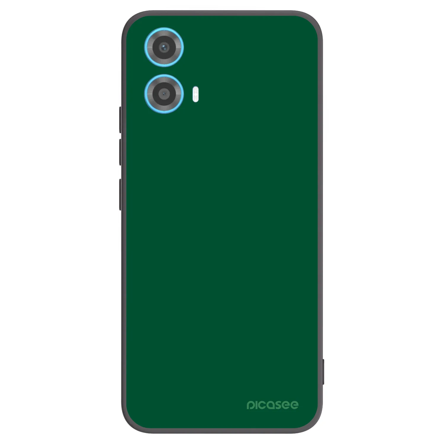 Picasee silikonowe czarne etui na Motorola Moto G34 5G - Green Gleam
