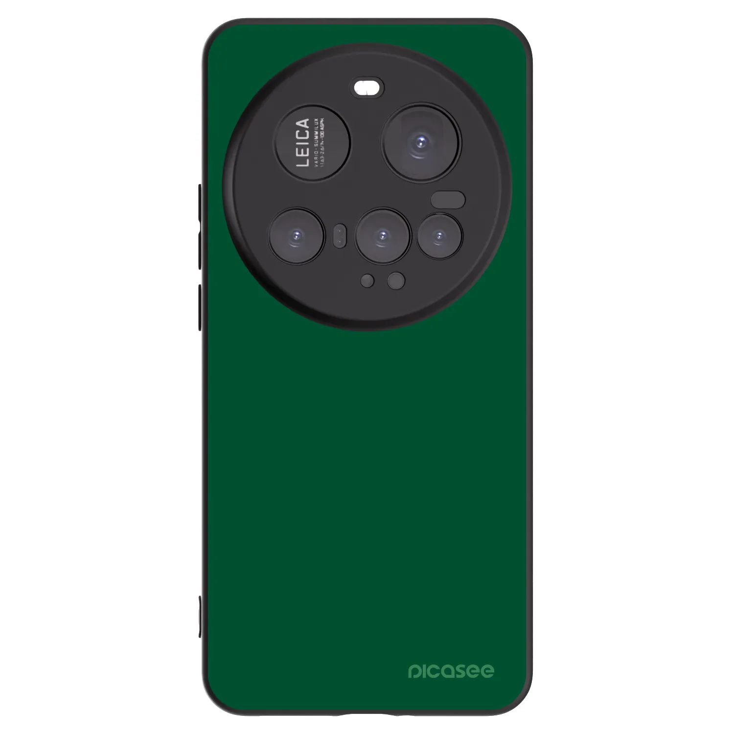 Picasee silikonowe czarne etui na Xiaomi 15 Ultra - Green Gleam
