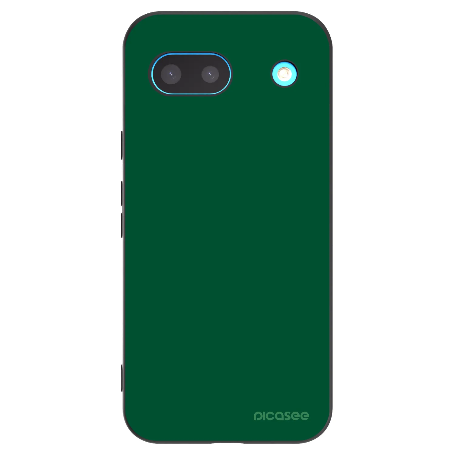 Picasee silikonowe czarne etui na Google Pixel 8 - Green Gleam