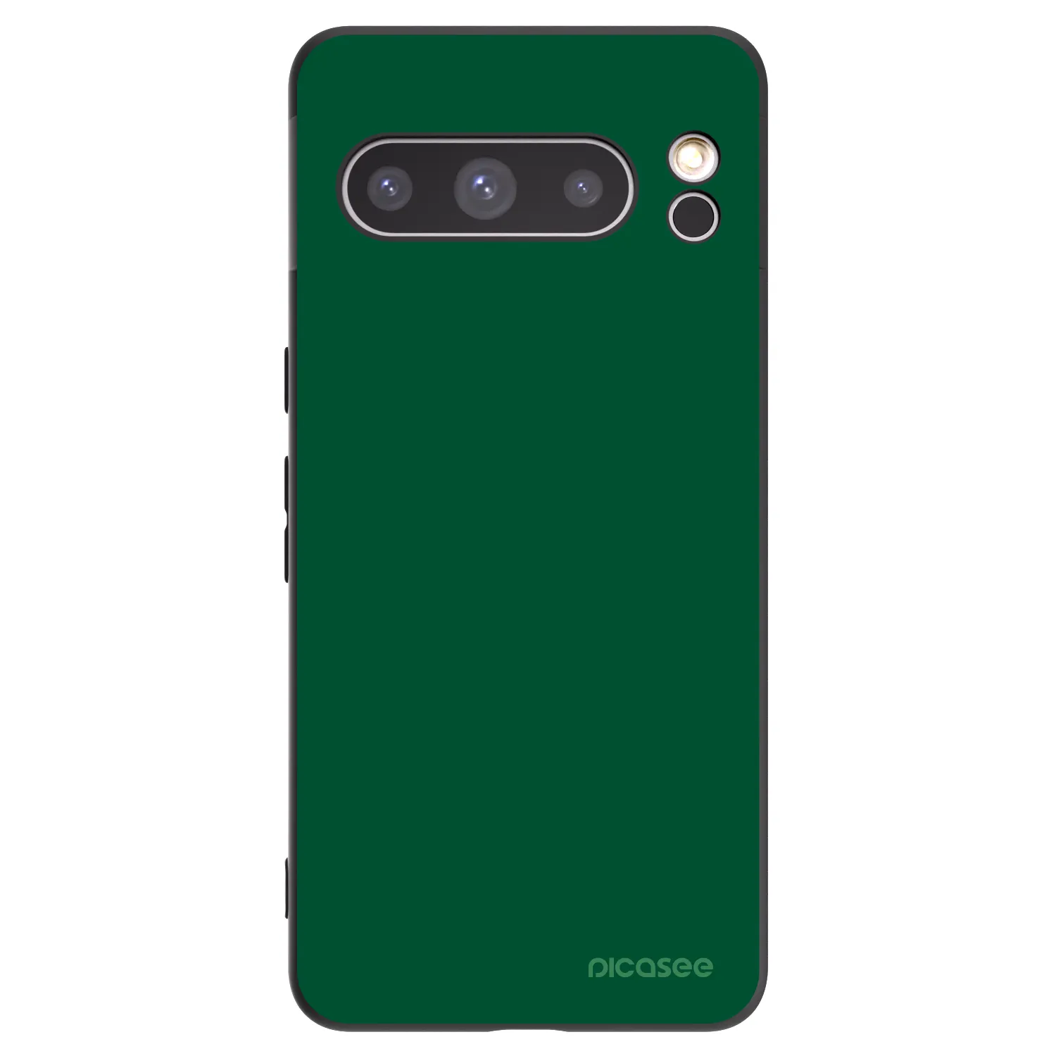Picasee silikonowe czarne etui na Google Pixel 8 Pro - Green Gleam