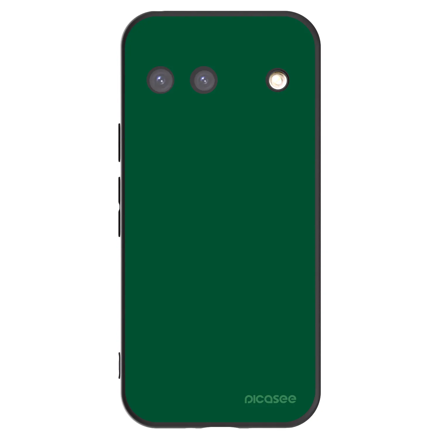 Picasee silikonowe czarne etui na Google Pixel 9 - Green Gleam