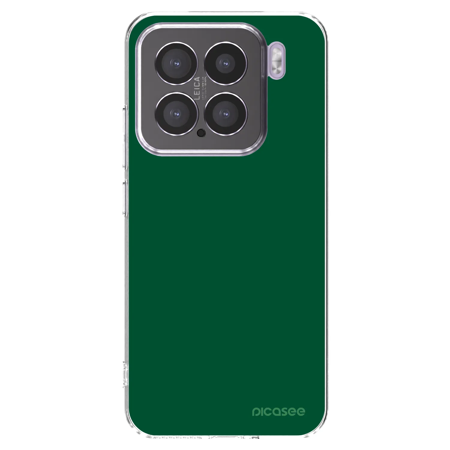 Picasee silikonowe przeźroczyste etui na Xiaomi 15 - Green Gleam