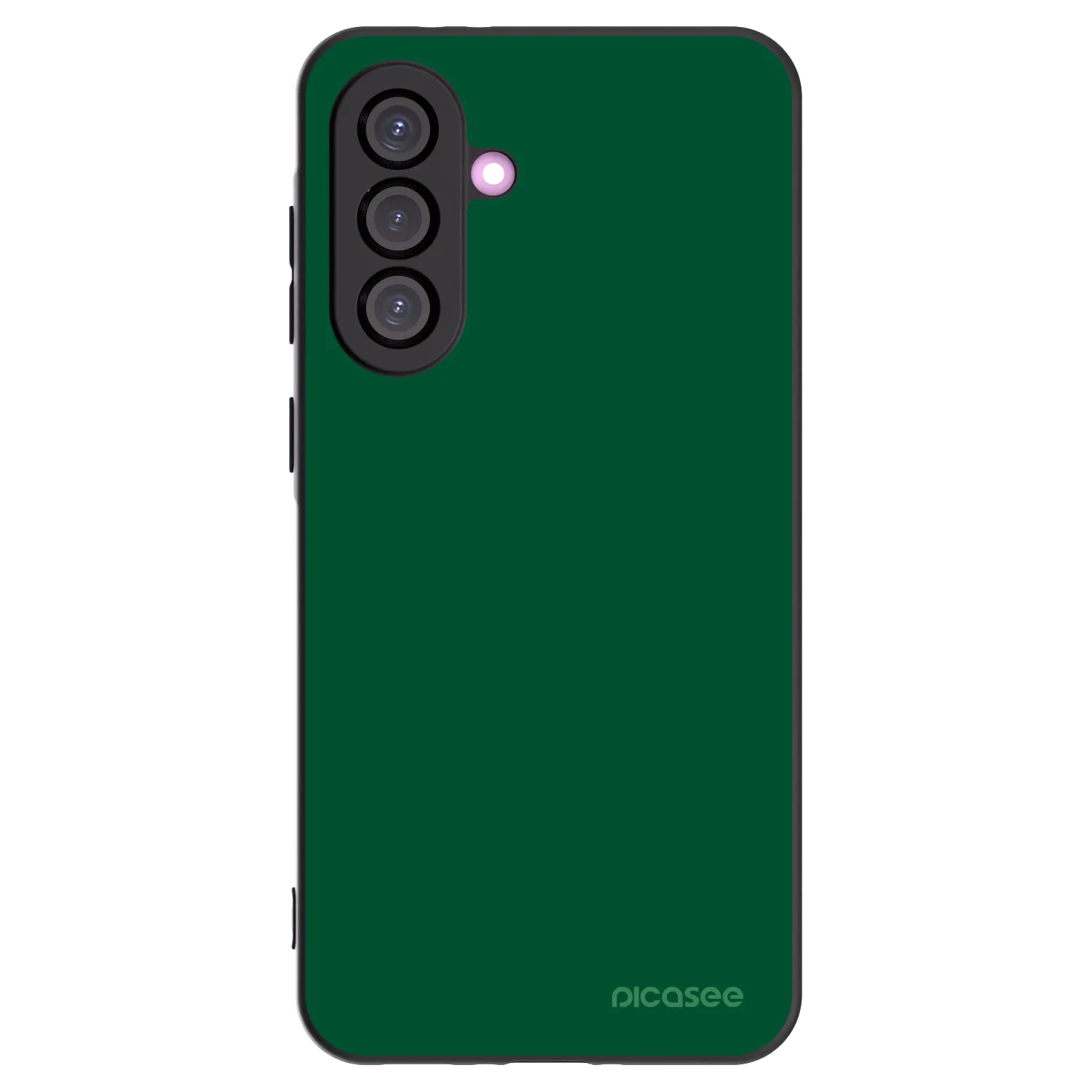 Picasee silikonowe czarne etui na Samsung Galaxy A36 5G - Green Gleam