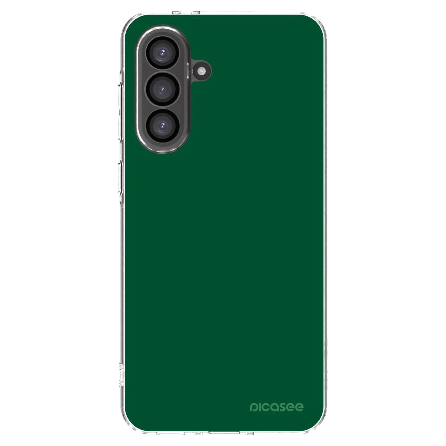 Picasee silikonowe przeźroczyste etui na Samsung Galaxy A36 5G - Green Gleam