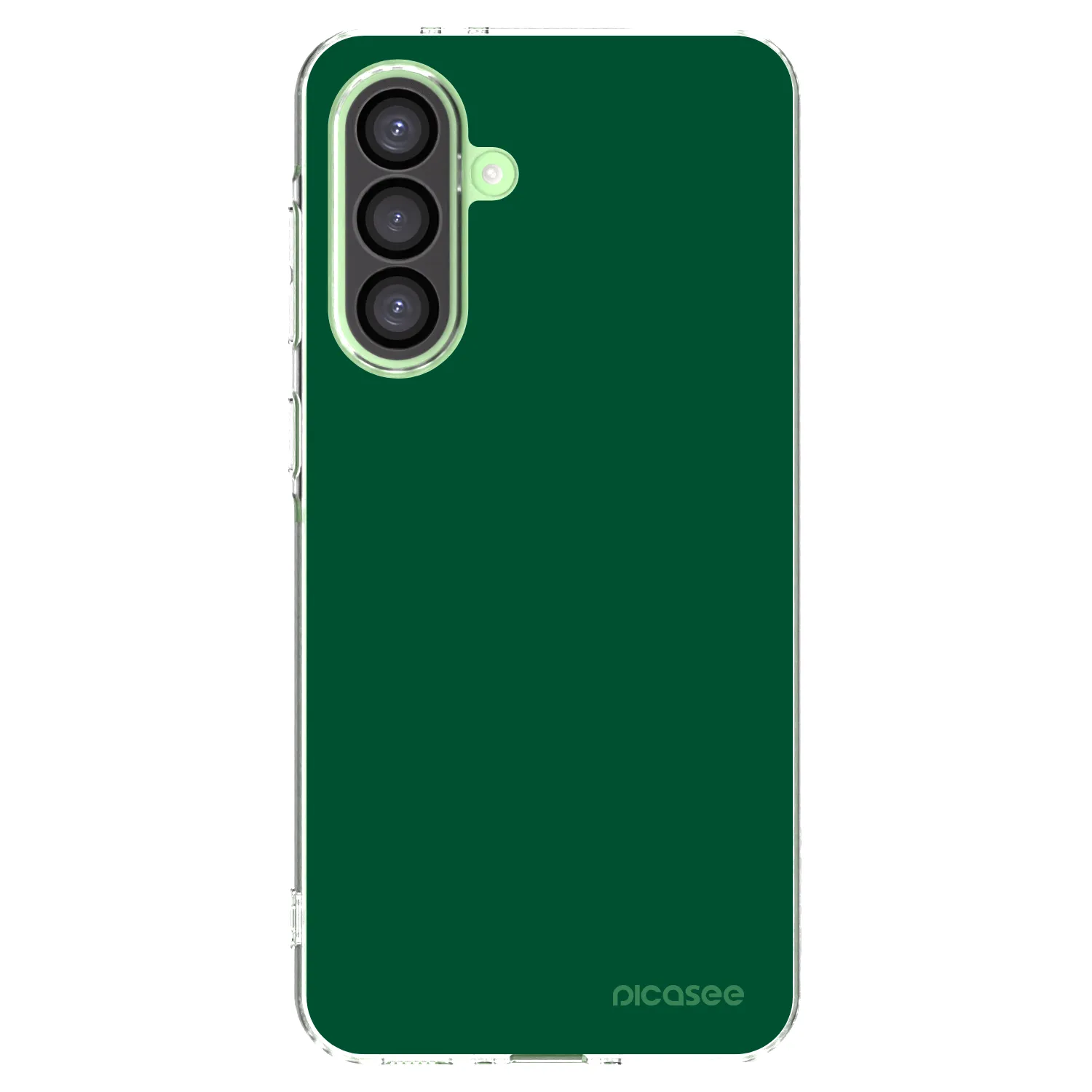 Picasee silikonowe przeźroczyste etui na Samsung Galaxy A26 5G A266B - Green Gleam