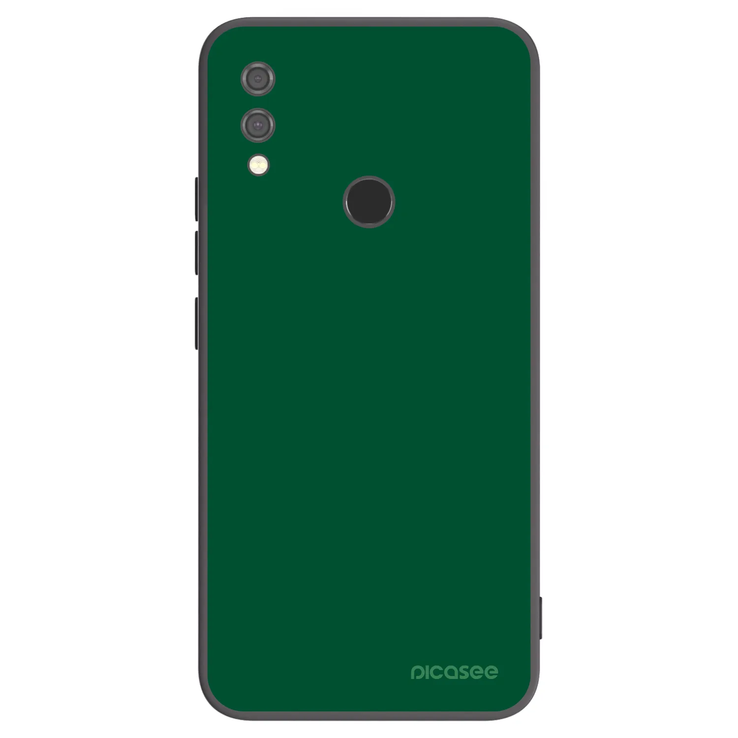 Picasee silikonowe czarne etui na Xiaomi Redmi Note 7 - Green Gleam