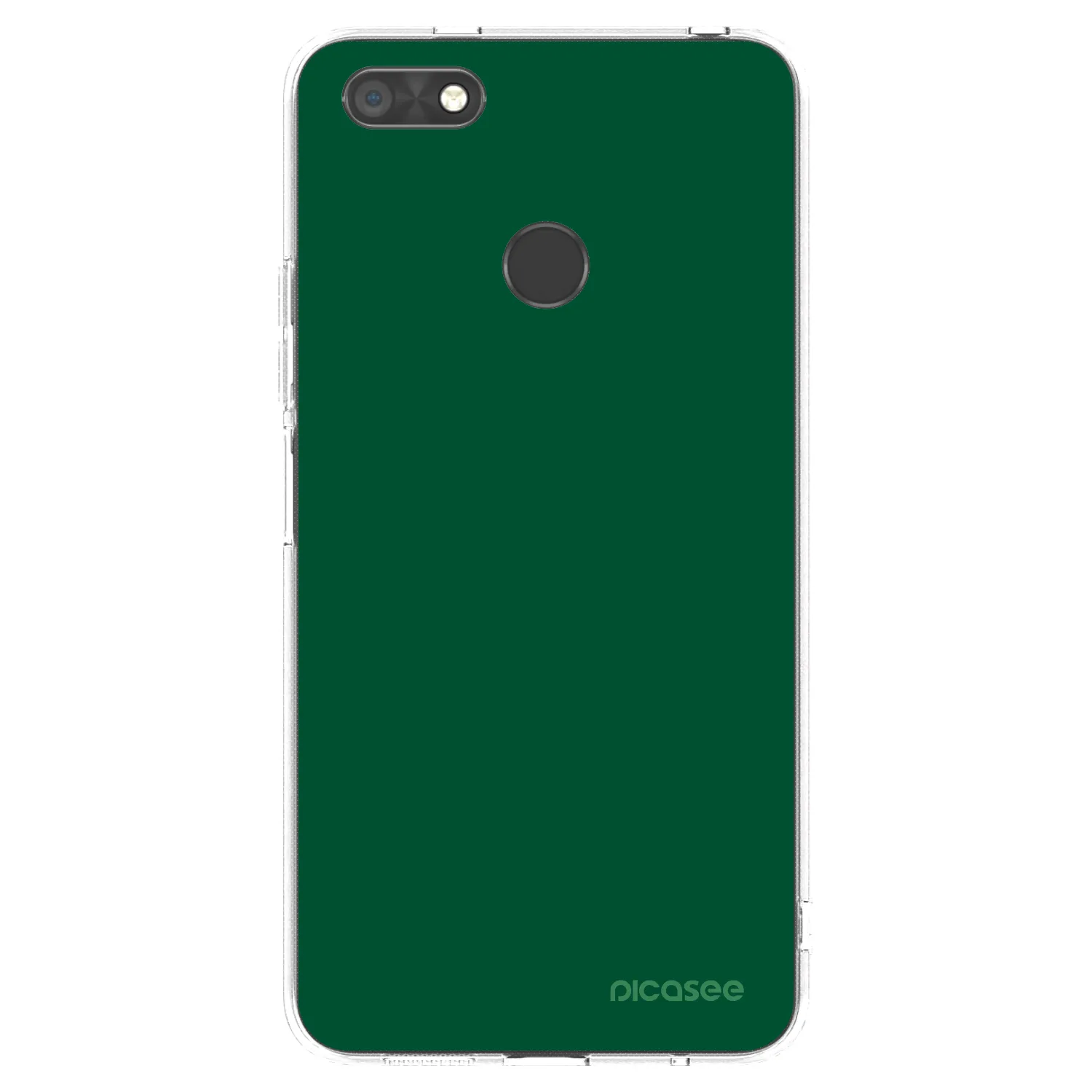 Picasee silikonowe przeźroczyste etui na Huawei P9 Lite Mini - Green Gleam