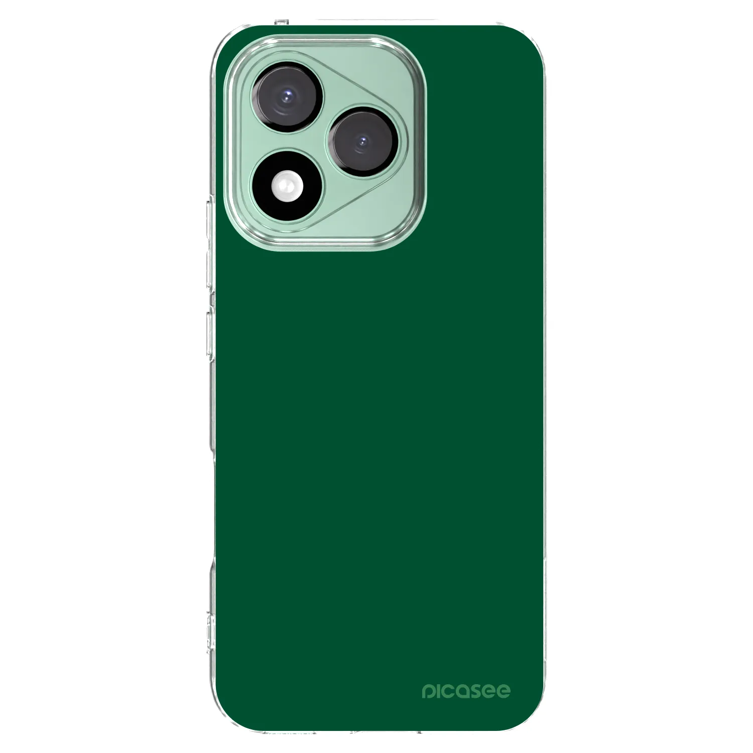 Picasee silikonowe przeźroczyste etui na Honor 400 Lite 5G - Green Gleam
