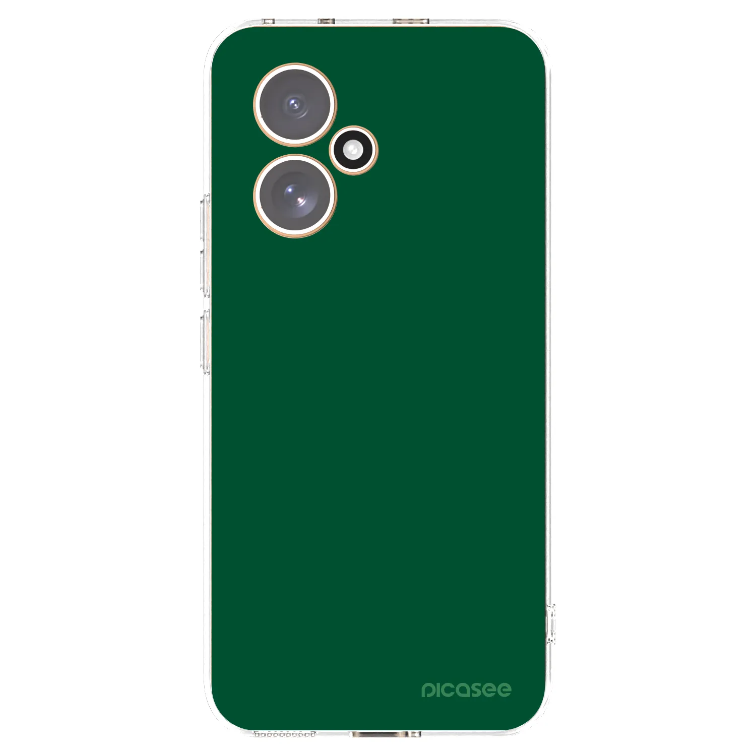 Picasee silikonowe przeźroczyste etui na Honor 400 5G - Green Gleam