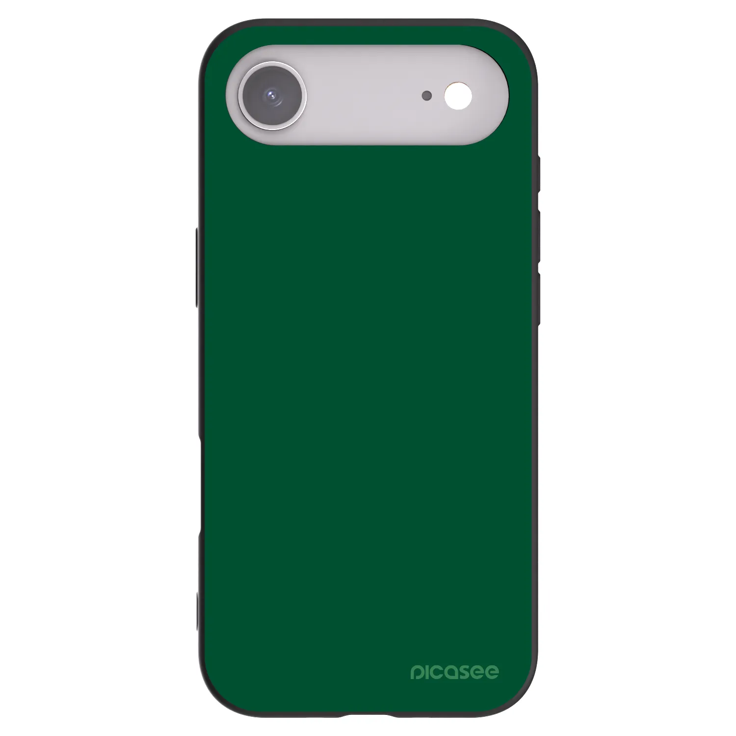 Picasee silikonowe czarne etui na Apple iPhone Air - Green Gleam