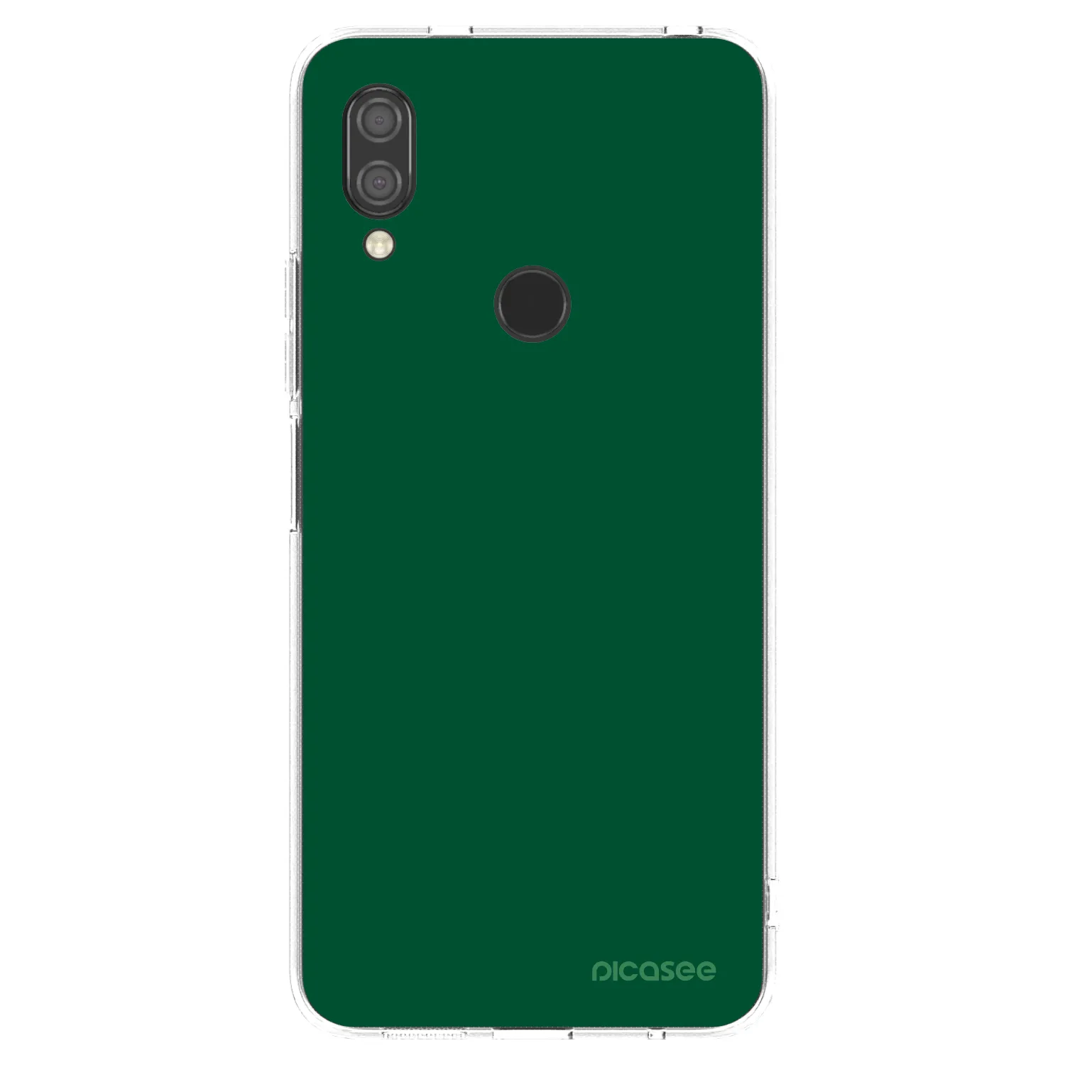 Picasee silikonowe przeźroczyste etui na Xiaomi Redmi 7 - Green Gleam