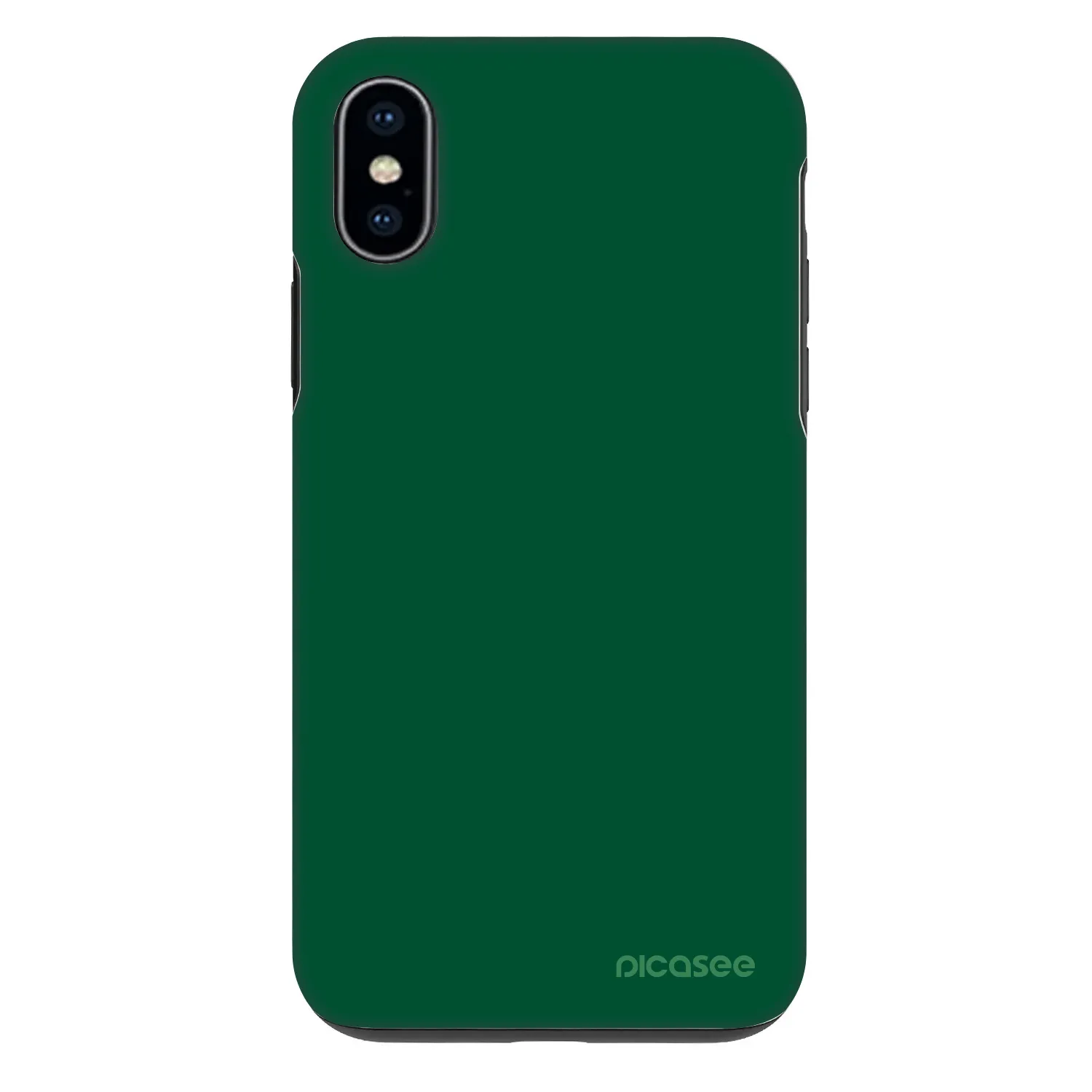 Picasee Fashion Case na Apple iPhone X/XS - Green Gleam