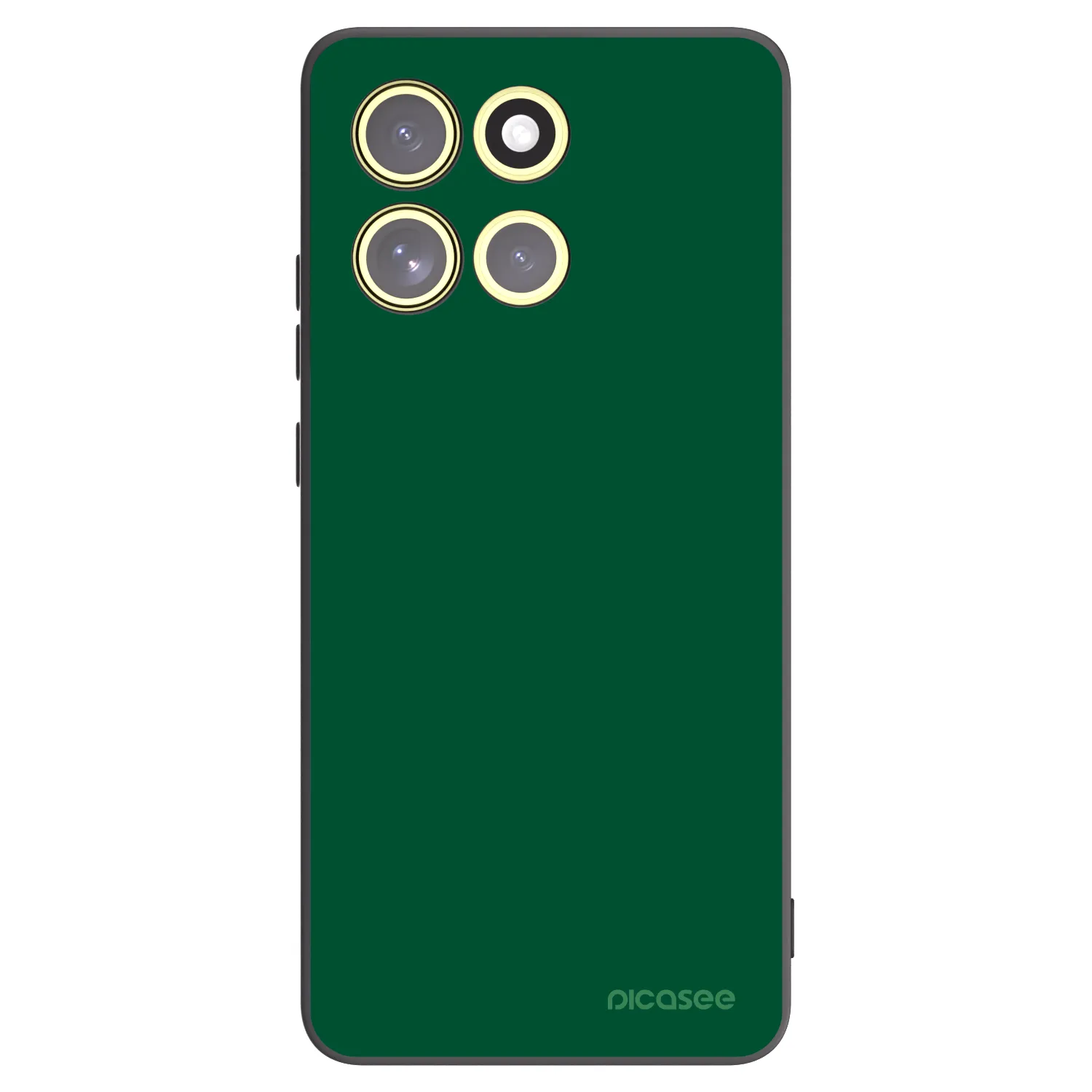 Picasee silikonowe czarne etui na Motorola Moto G86 5G - Green Gleam
