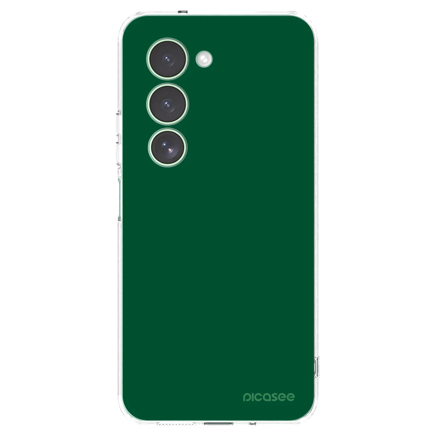 Picasee silikonowe przeźroczyste etui na Xiaomi Redmi 15 5G - Green Gleam