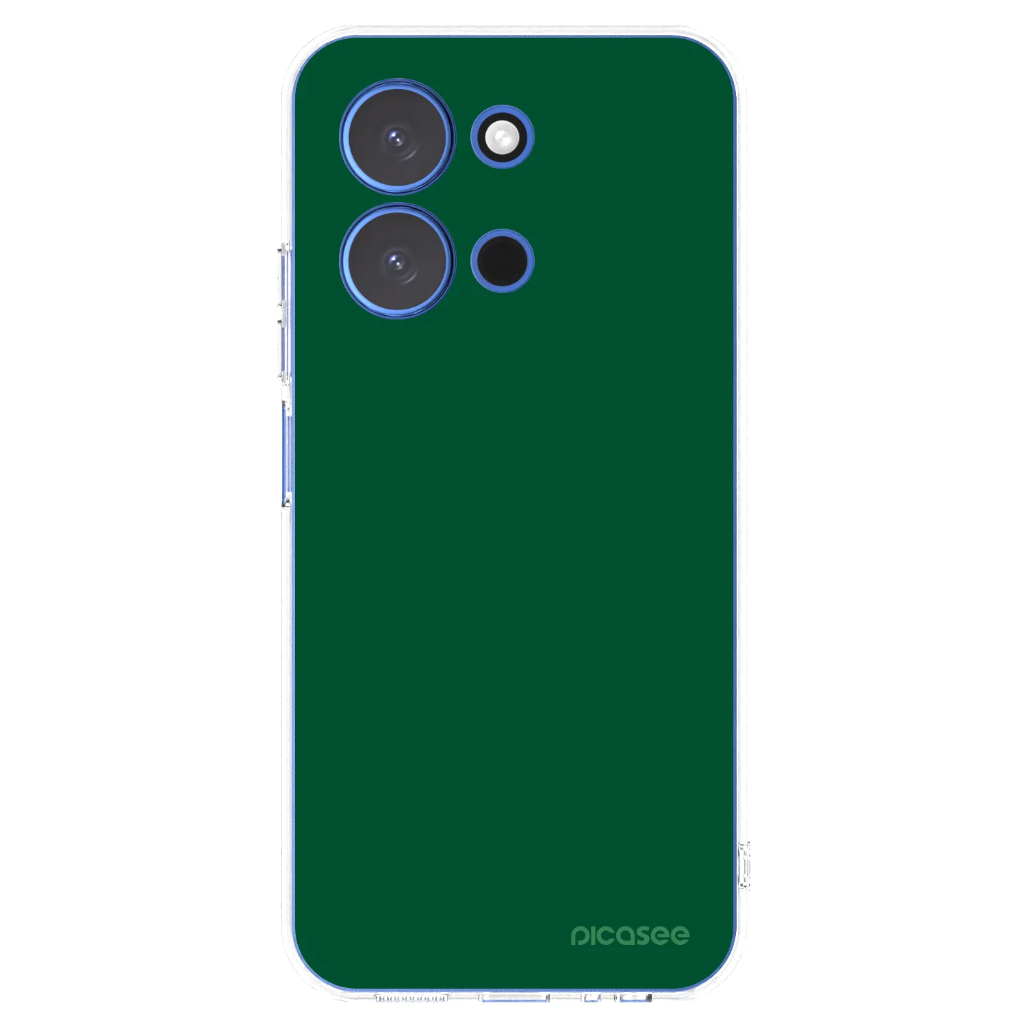 Picasee silikonowe przeźroczyste etui na Xiaomi Redmi 15C 4G - Green Gleam