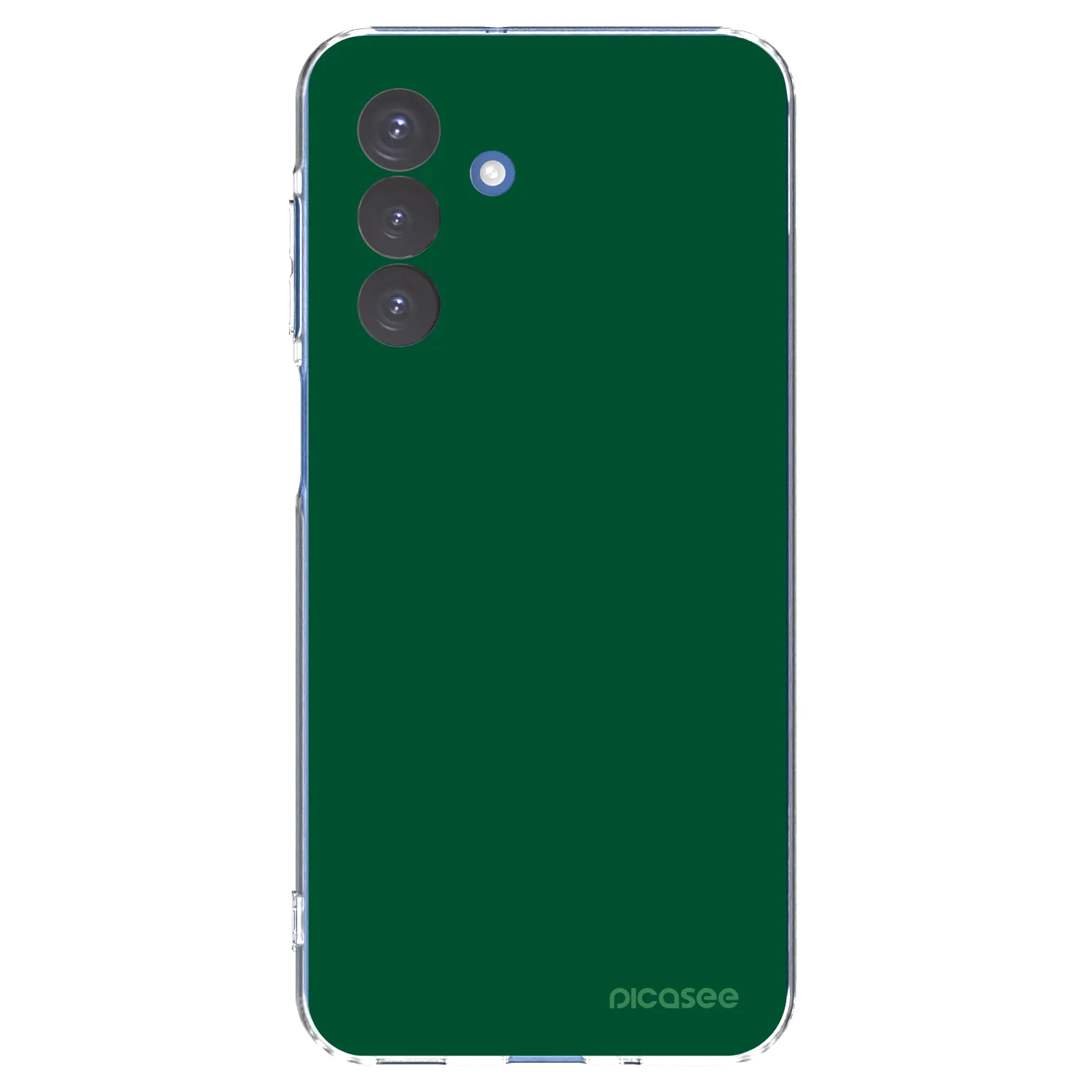 Picasee silikonowe przeźroczyste etui na Samsung Galaxy A17 5G - Green Gleam