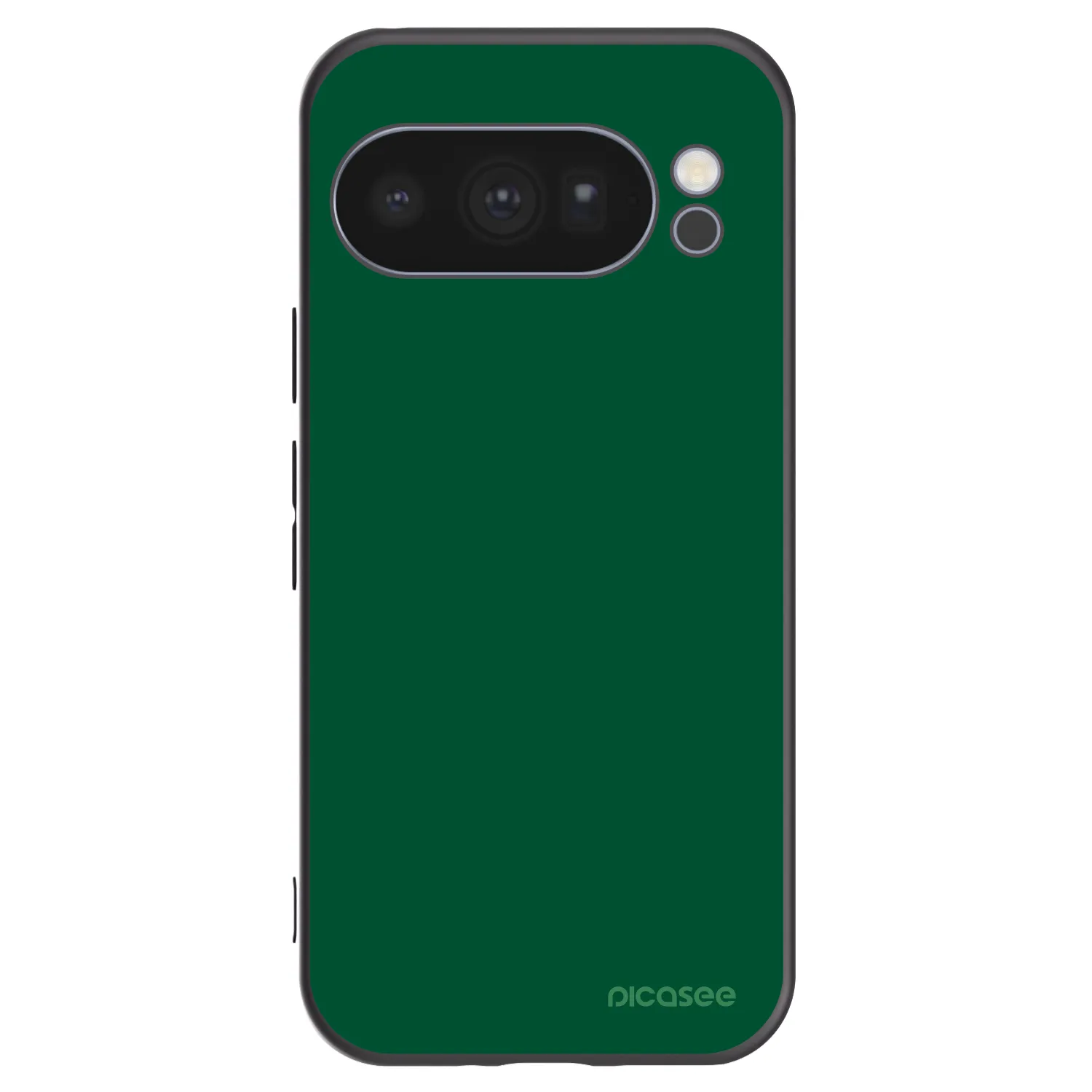 Picasee silikonowe czarne etui na Google Pixel 10 Pro - Green Gleam