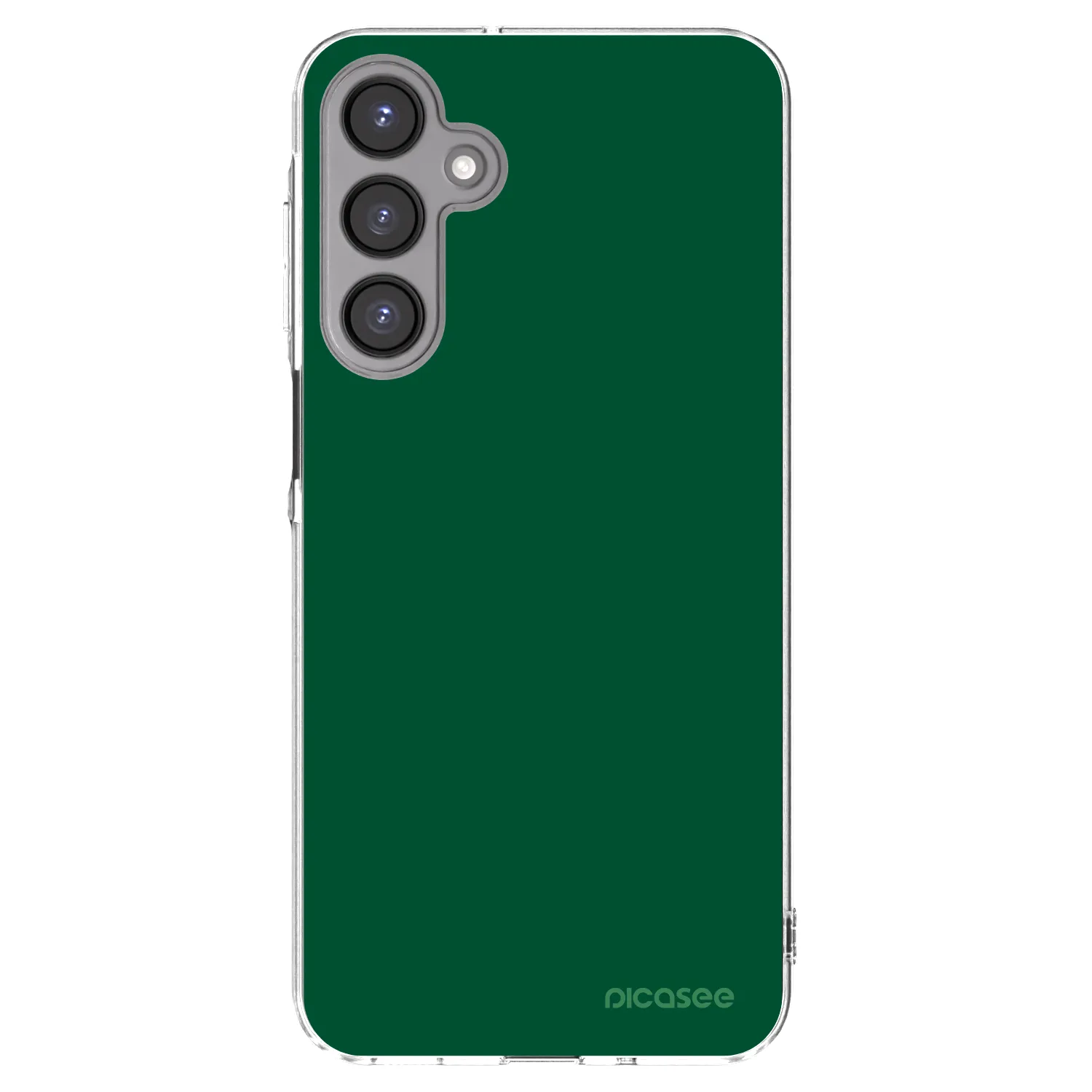 Picasee silikonowe przeźroczyste etui na Samsung Galaxy A16 4G - Green Gleam