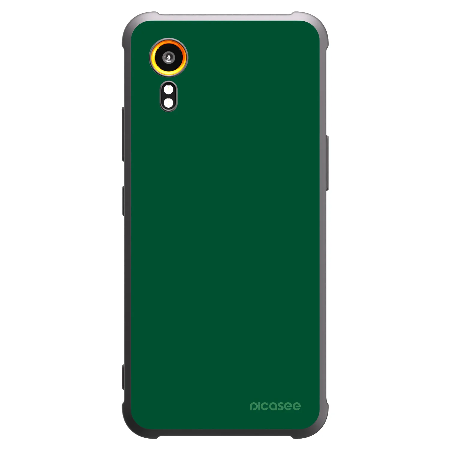 Picasee silikonowe czarne etui na Samsung Galaxy Xcover 7 - Green Gleam