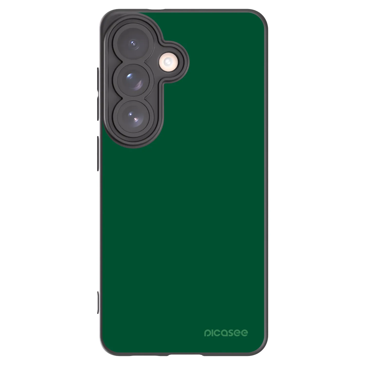 Picasee silikonowe czarne etui na Samsung Galaxy S26 - Green Gleam
