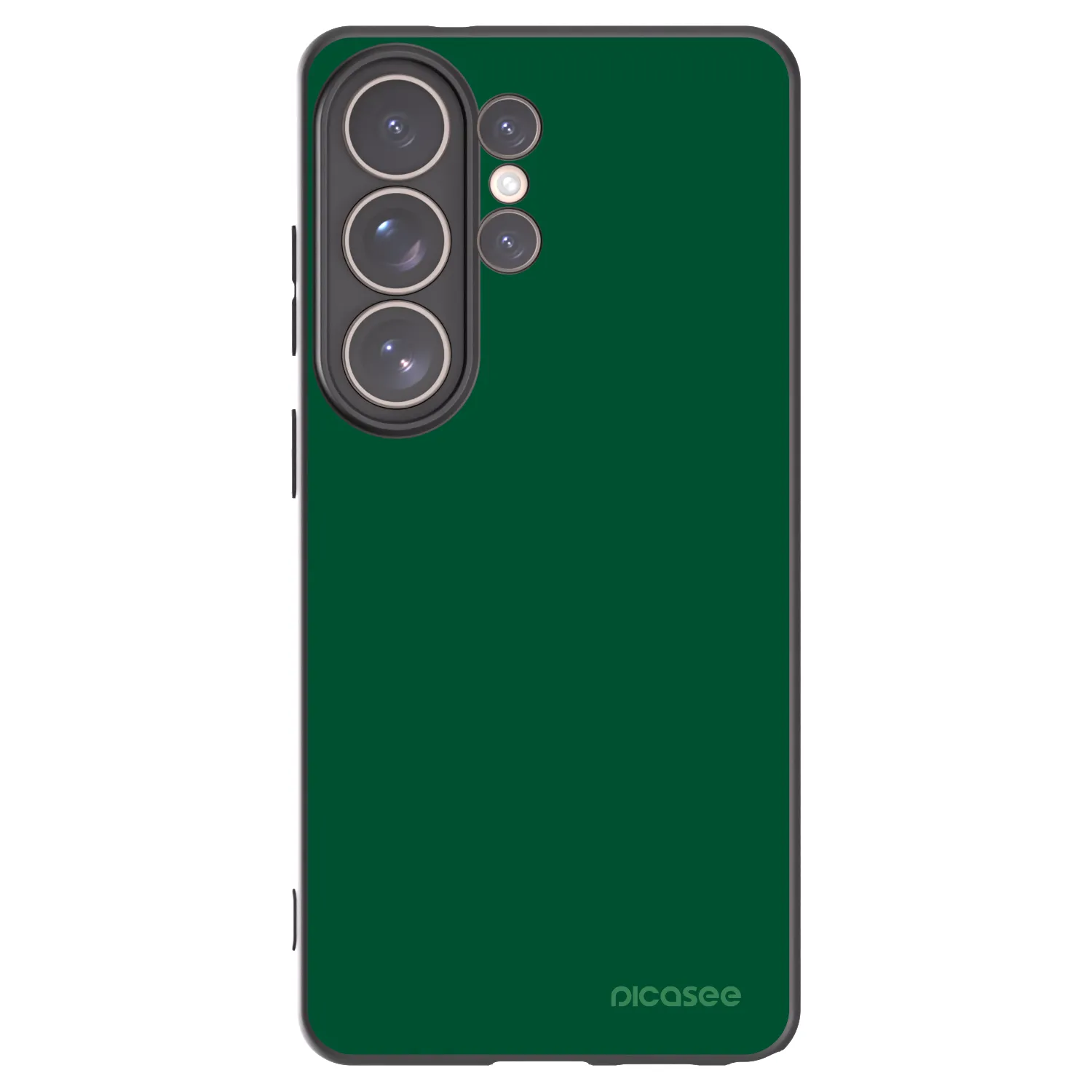 Picasee silikonowe czarne etui na Samsung Galaxy S26 Ultra - Green Gleam