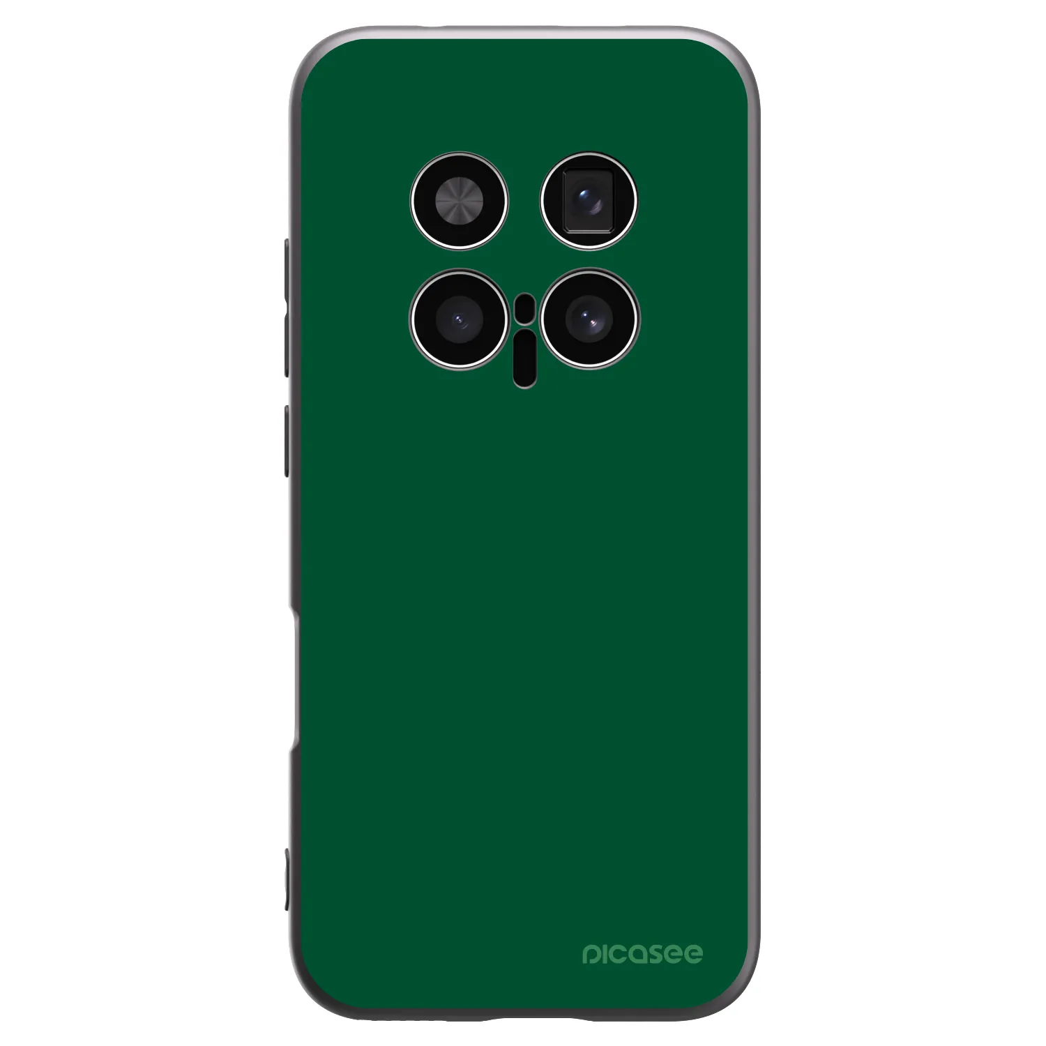 Picasee silikonowe czarne etui na Honor Magic8 Pro 5G - Green Gleam