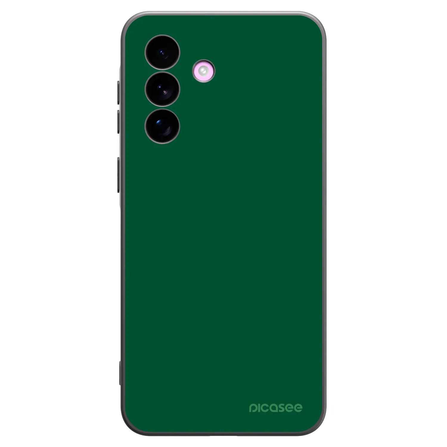 Picasee silikonowe czarne etui na Samsung Galaxy A57 5G - Green Gleam