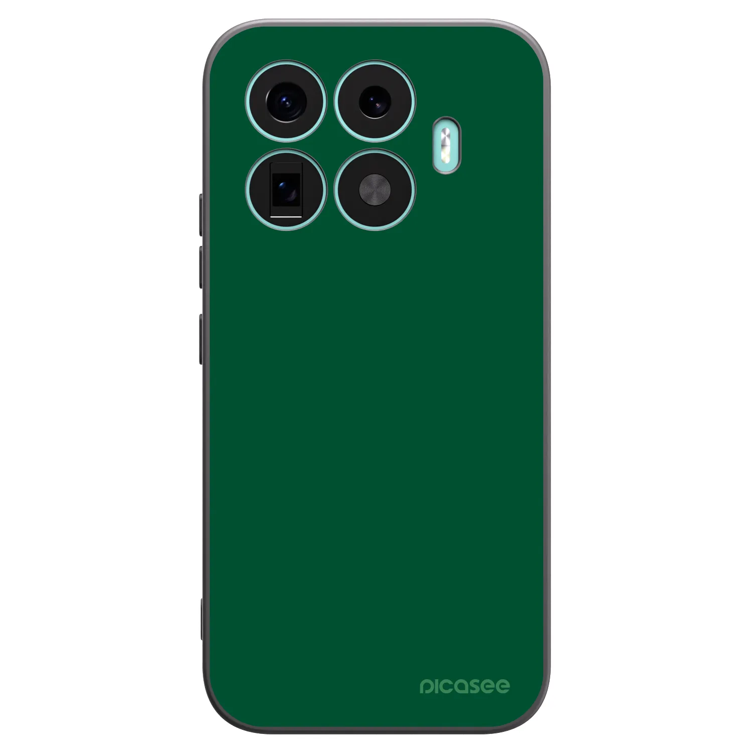 Picasee silikonowe czarne etui na Xiaomi 17T - Green Gleam