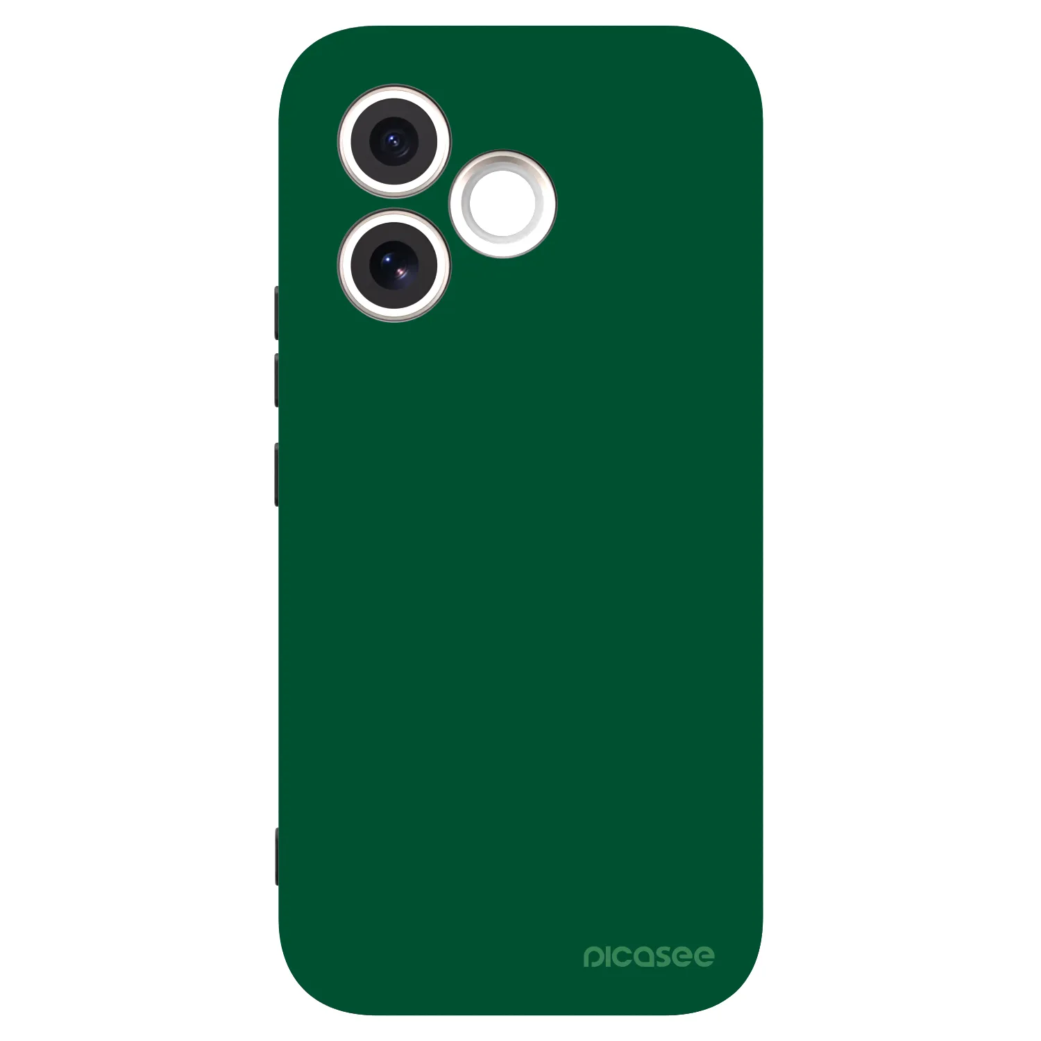 Picasee silikonowe czarne etui na Honor 600 Lite - Green Gleam