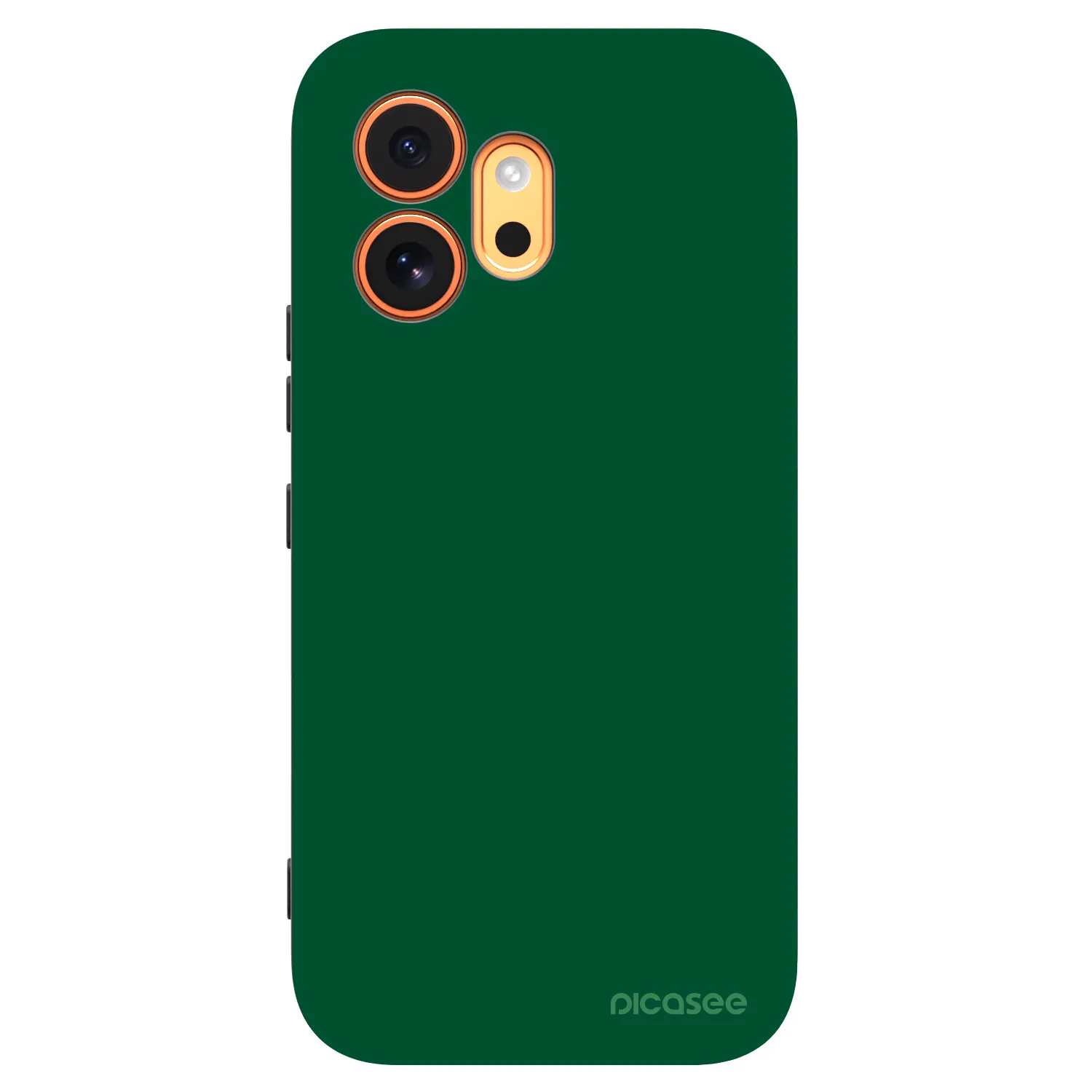 Picasee silikonowe czarne etui na Honor 600 - Green Gleam