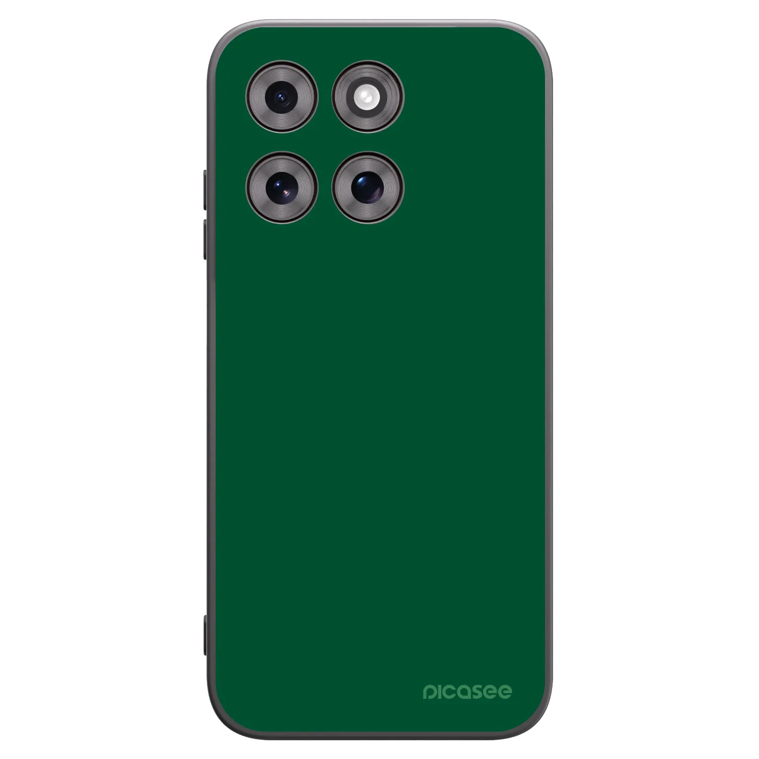 Picasee silikonowe czarne etui na Motorola Moto G77 - Green Gleam