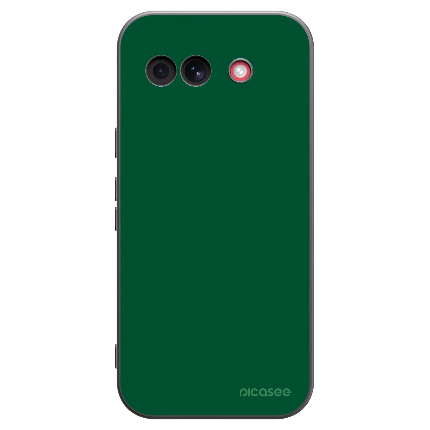 Picasee silikonowe czarne etui na Google Pixel 10a - Green Gleam