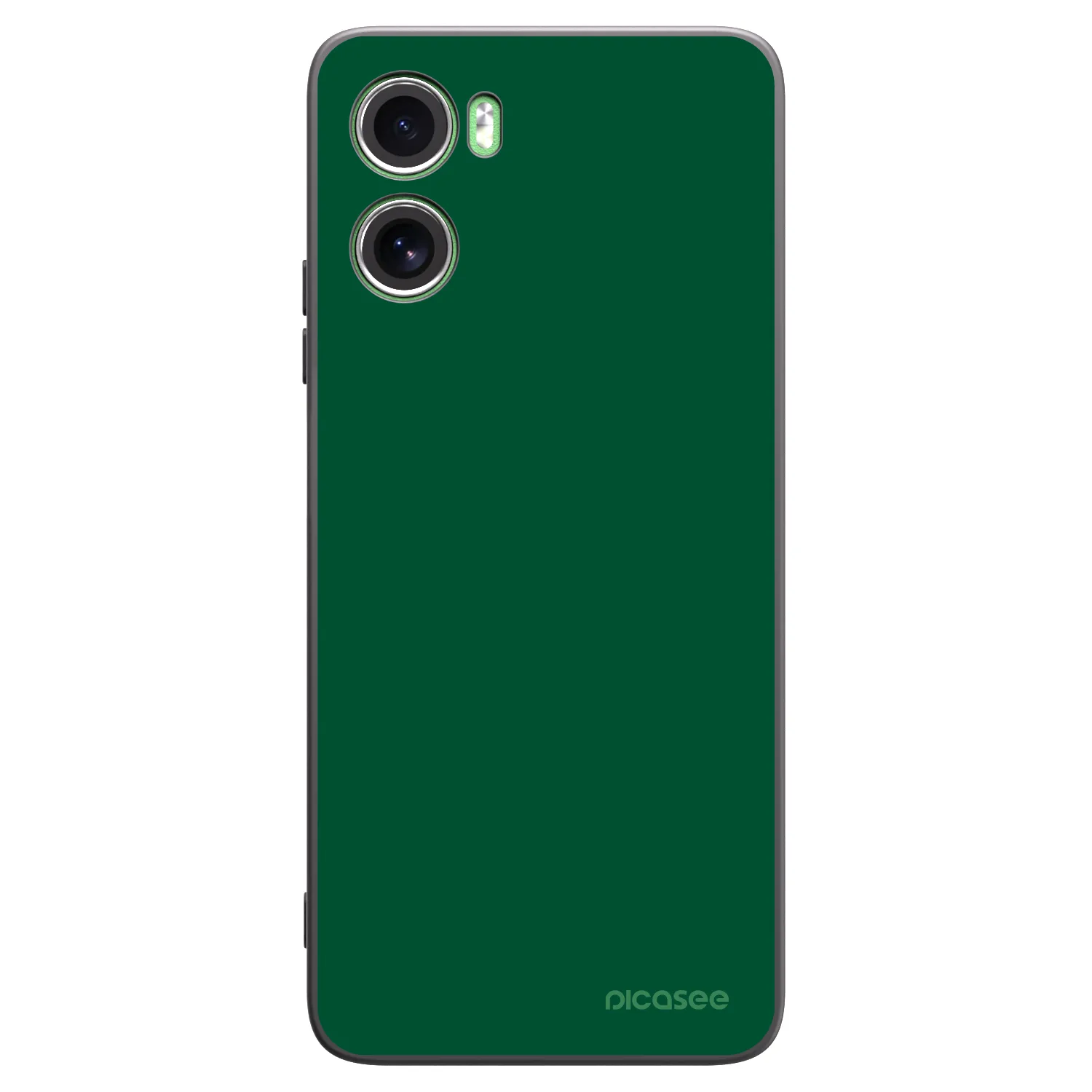Picasee silikonowe czarne etui na Motorola Moto G06 - Green Gleam