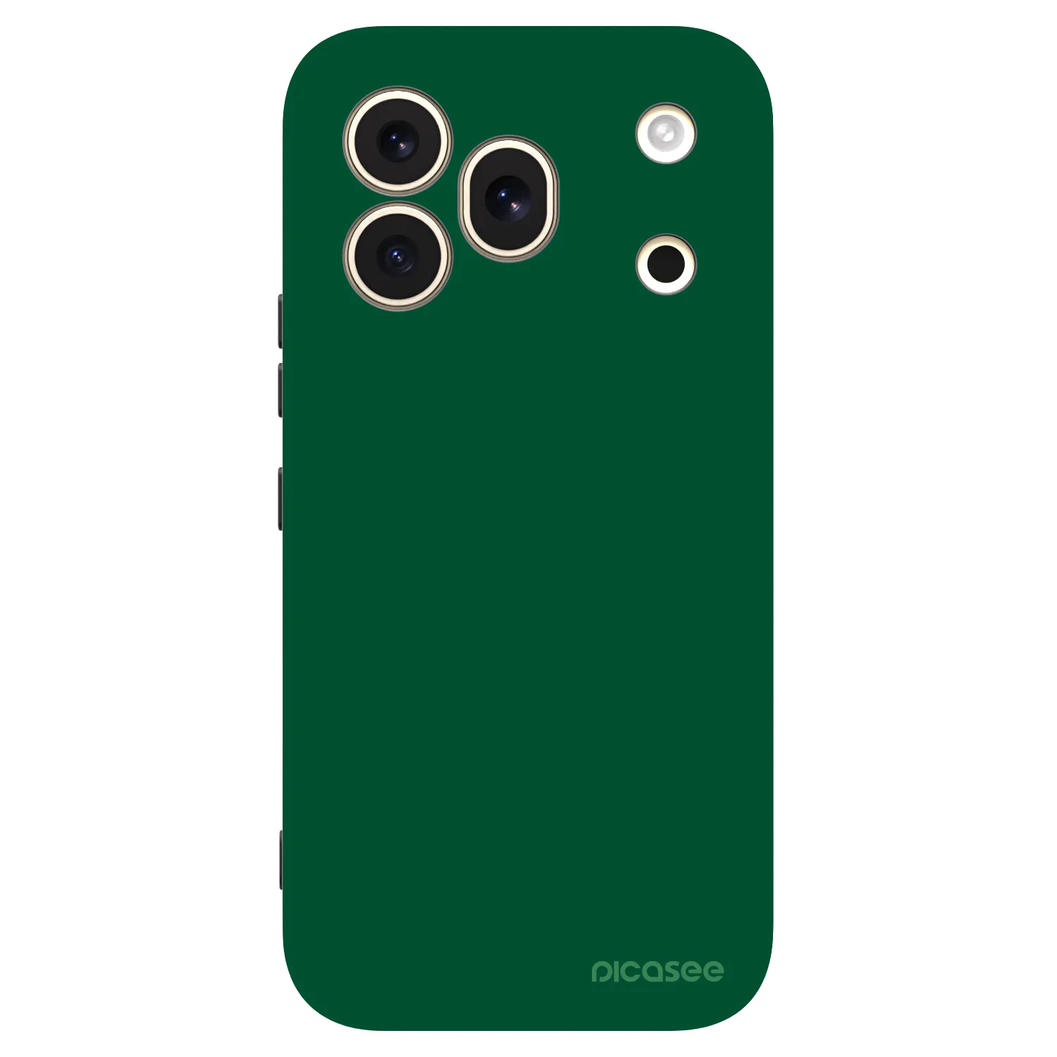 Picasee silikonowe czarne etui na Honor 600 Pro - Green Gleam