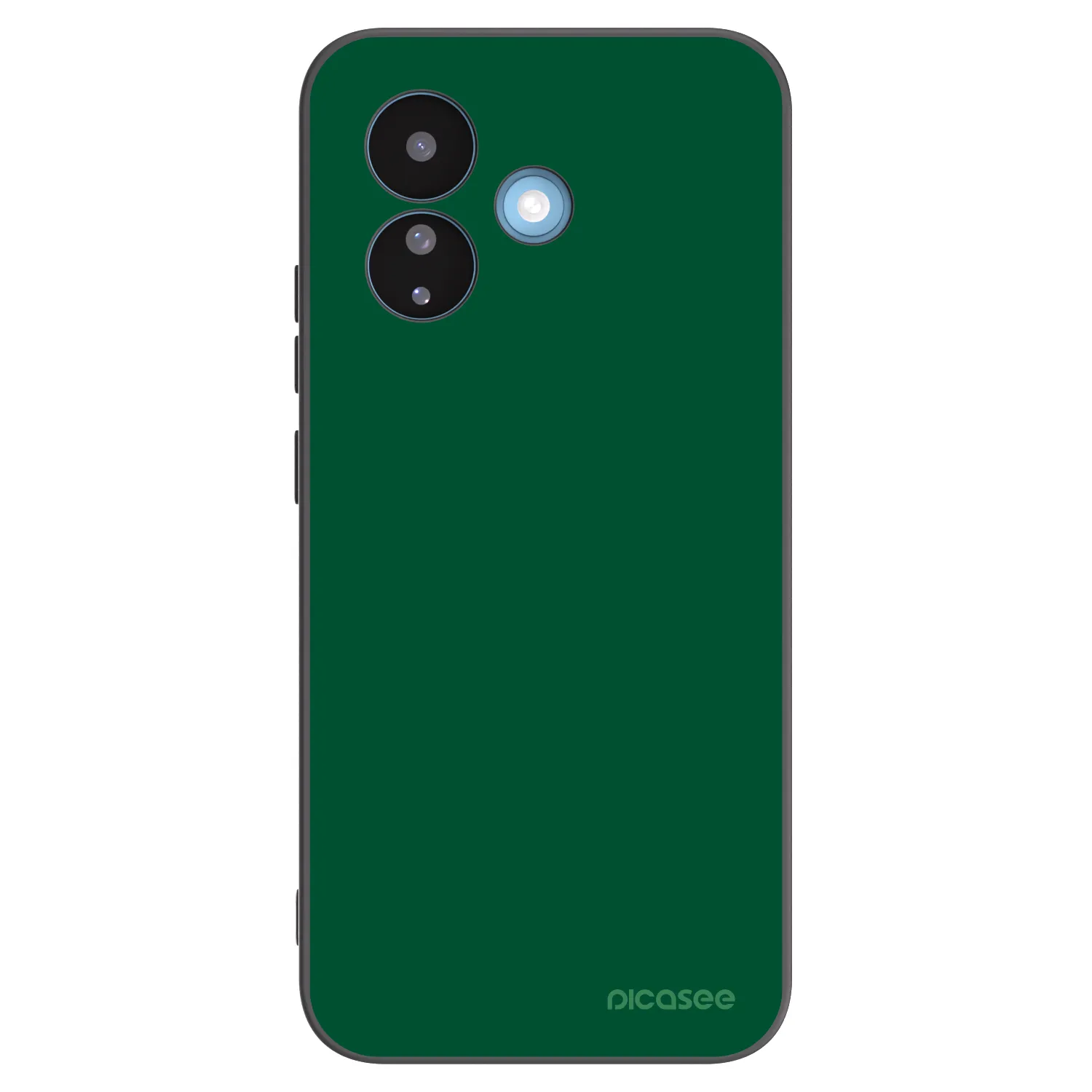 Picasee silikonowe czarne etui na Xiaomi Redmi Note 17 Pro 5G - Green Gleam