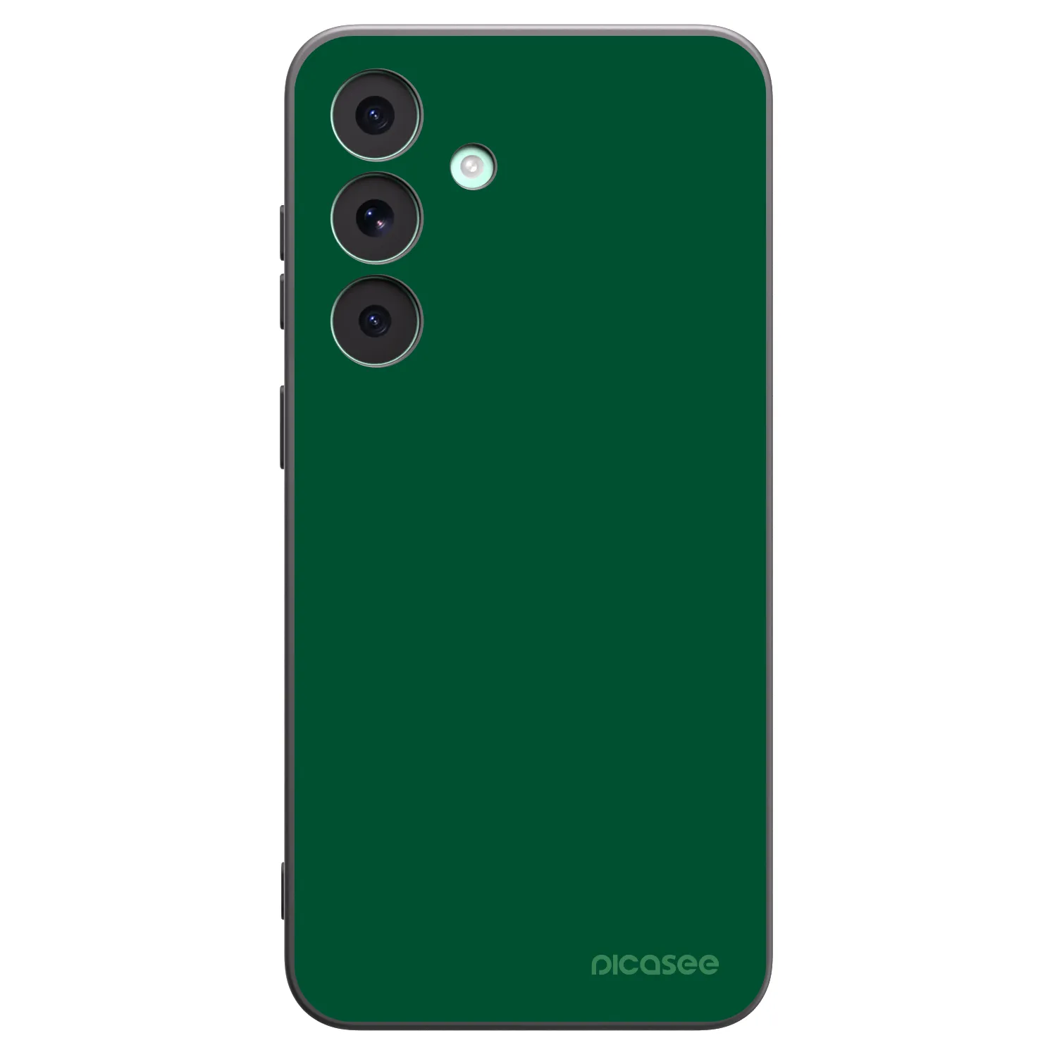 Picasee silikonowe czarne etui na Samsung Galaxy S26 FE - Green Gleam