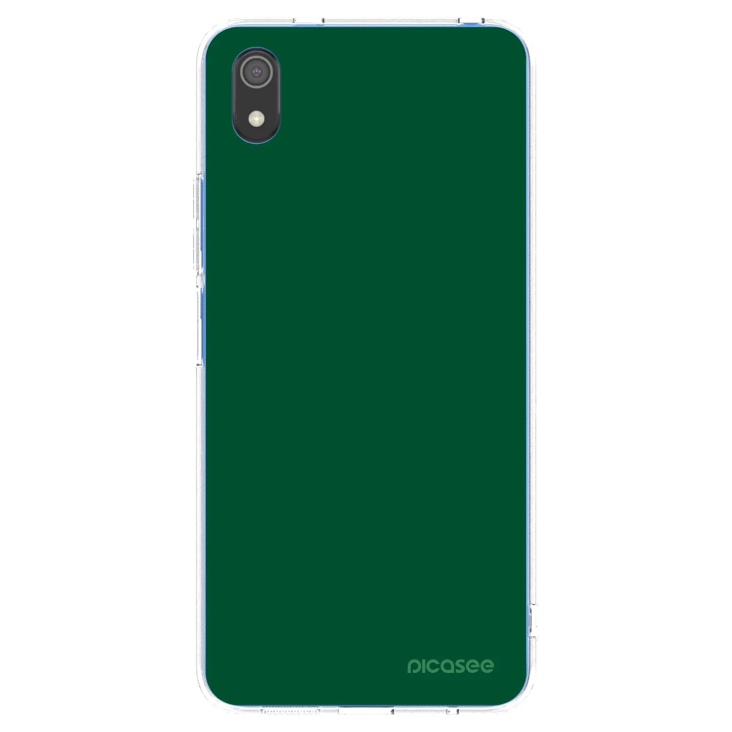 Picasee silikonowe przeźroczyste etui na Xiaomi Redmi 7A - Green Gleam