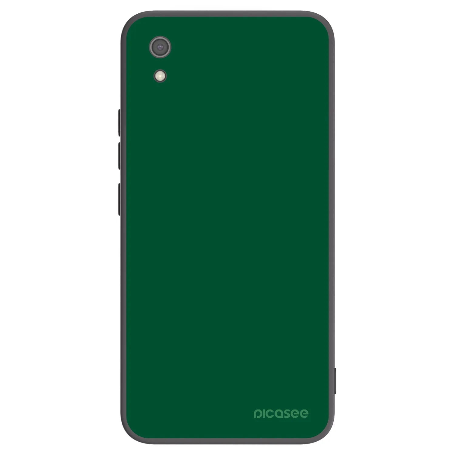 Picasee silikonowe czarne etui na Xiaomi Redmi 7A - Green Gleam