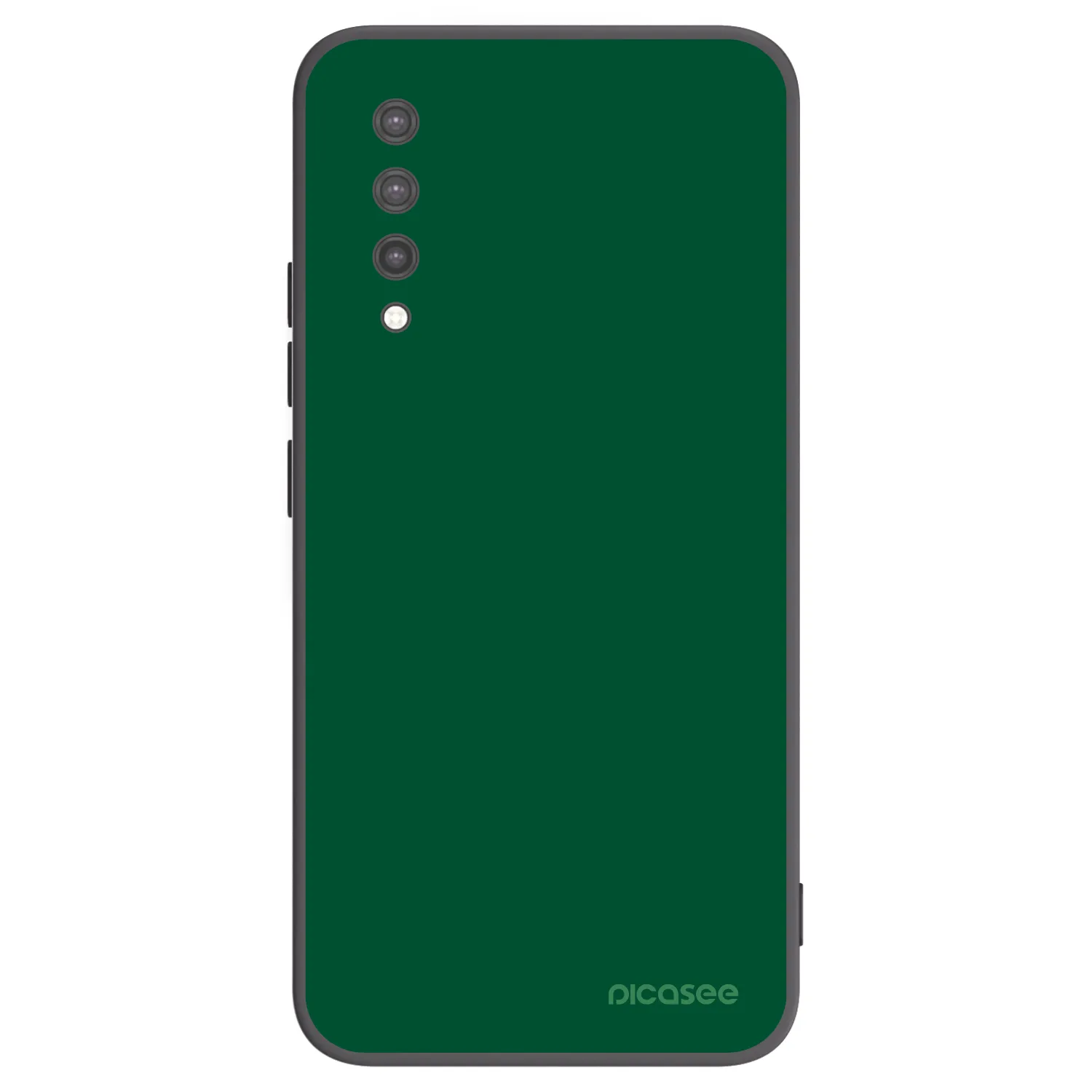 Picasee silikonowe czarne etui na Xiaomi Mi 9 Lite - Green Gleam
