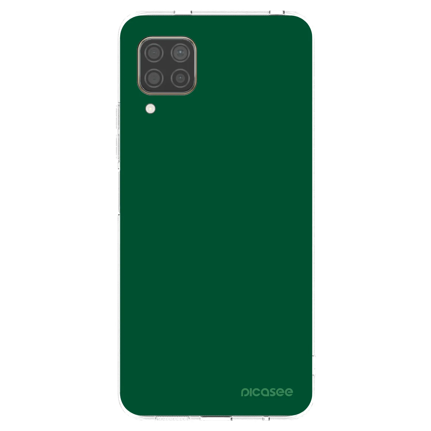 Picasee silikonowe przeźroczyste etui na Huawei P40 Lite - Green Gleam