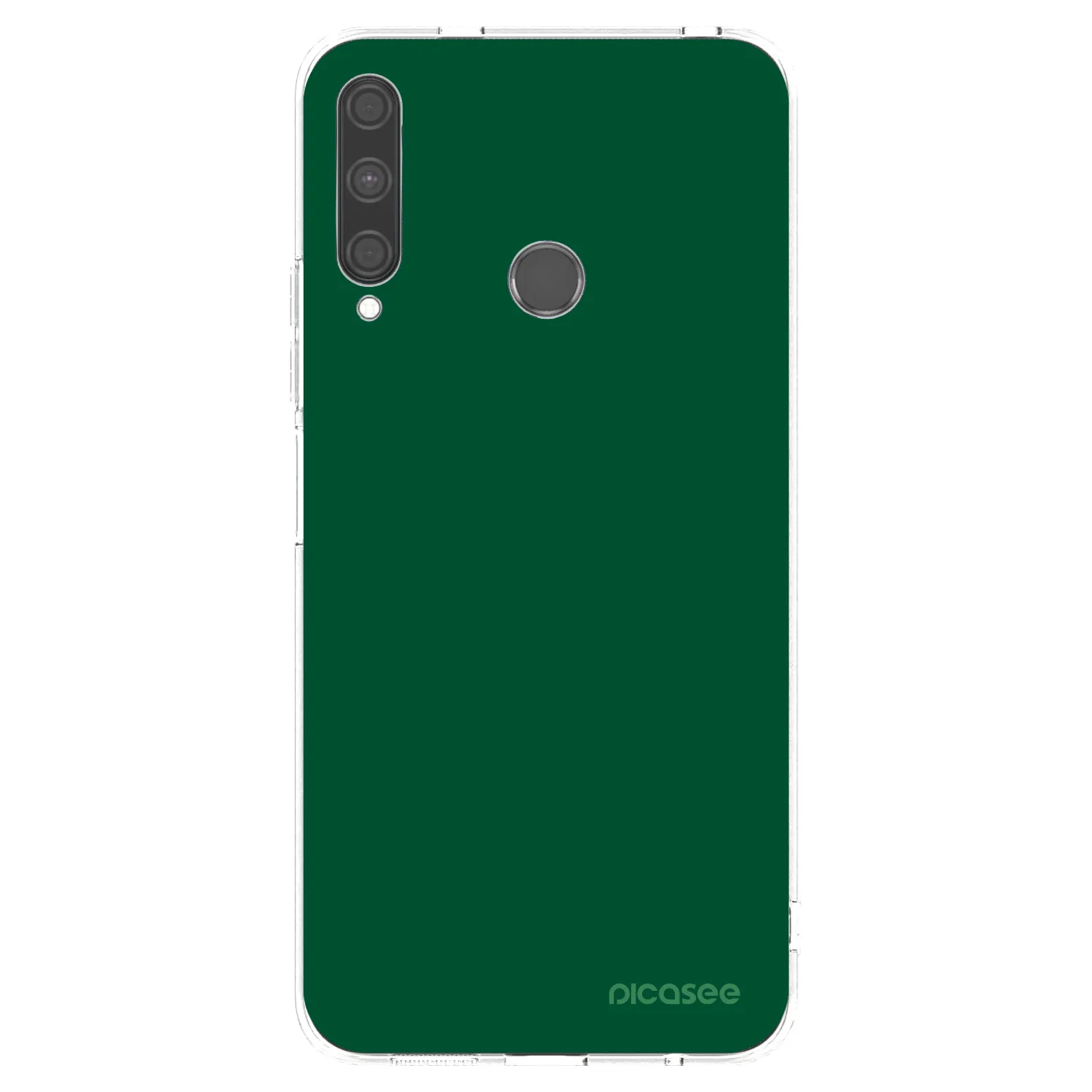 Picasee silikonowe przeźroczyste etui na Huawei P40 Lite E - Green Gleam