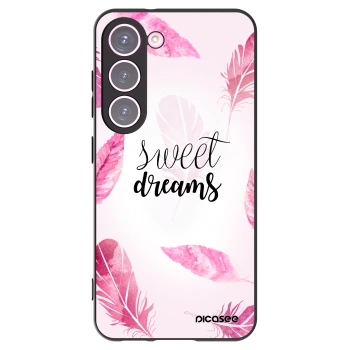 Picasee silikonowe czarne etui na Samsung Galaxy S23 5G - Sweet dreams