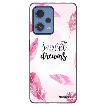 Picasee silikonowe czarne etui na Xiaomi Redmi Note 12 Pro 5G - Sweet dreams