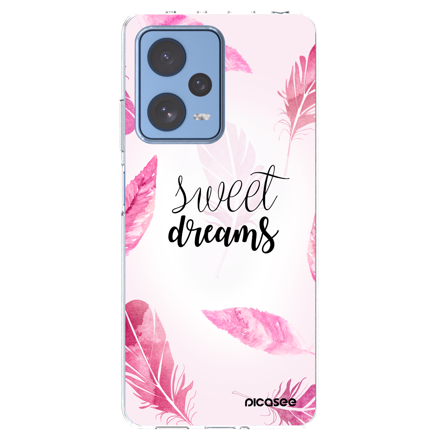 Picasee silikonowe przeźroczyste etui na Xiaomi Redmi Note 12 Pro 5G - Sweet dreams