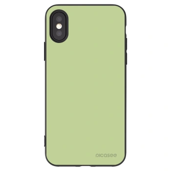 Picasee silikonowe czarne etui na Apple iPhone X/XS - Heavenly Hints