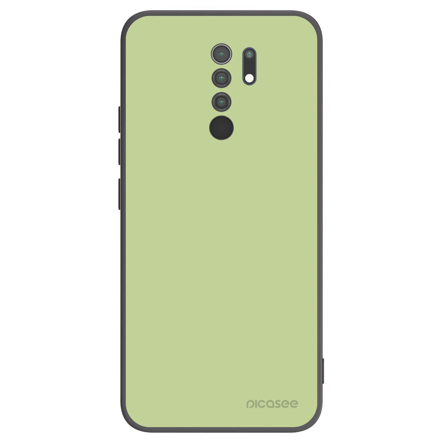 Picasee silikonowe czarne etui na Xiaomi Redmi 9 - Heavenly Hints