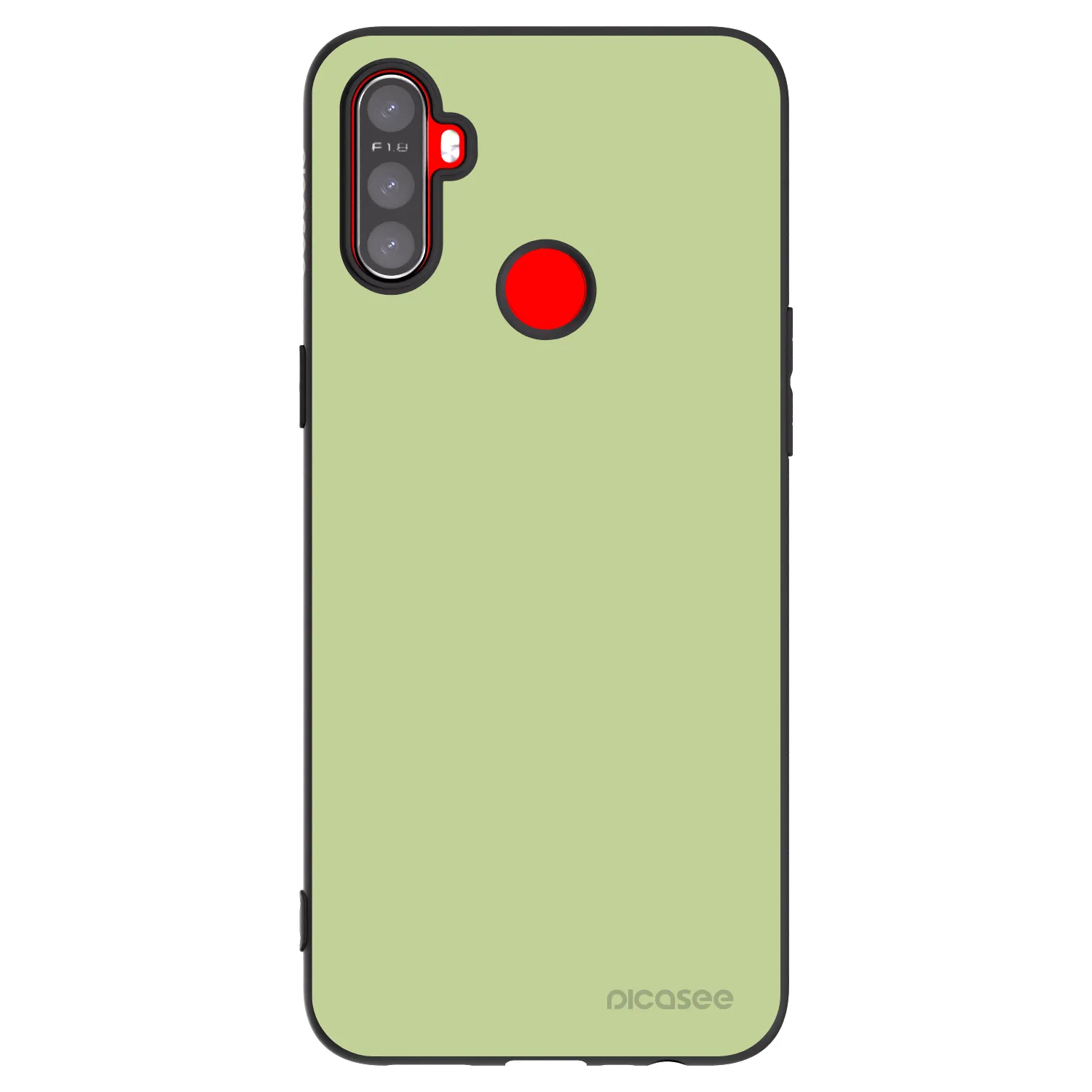 Picasee silikonowe czarne etui na Realme C3 - Heavenly Hints